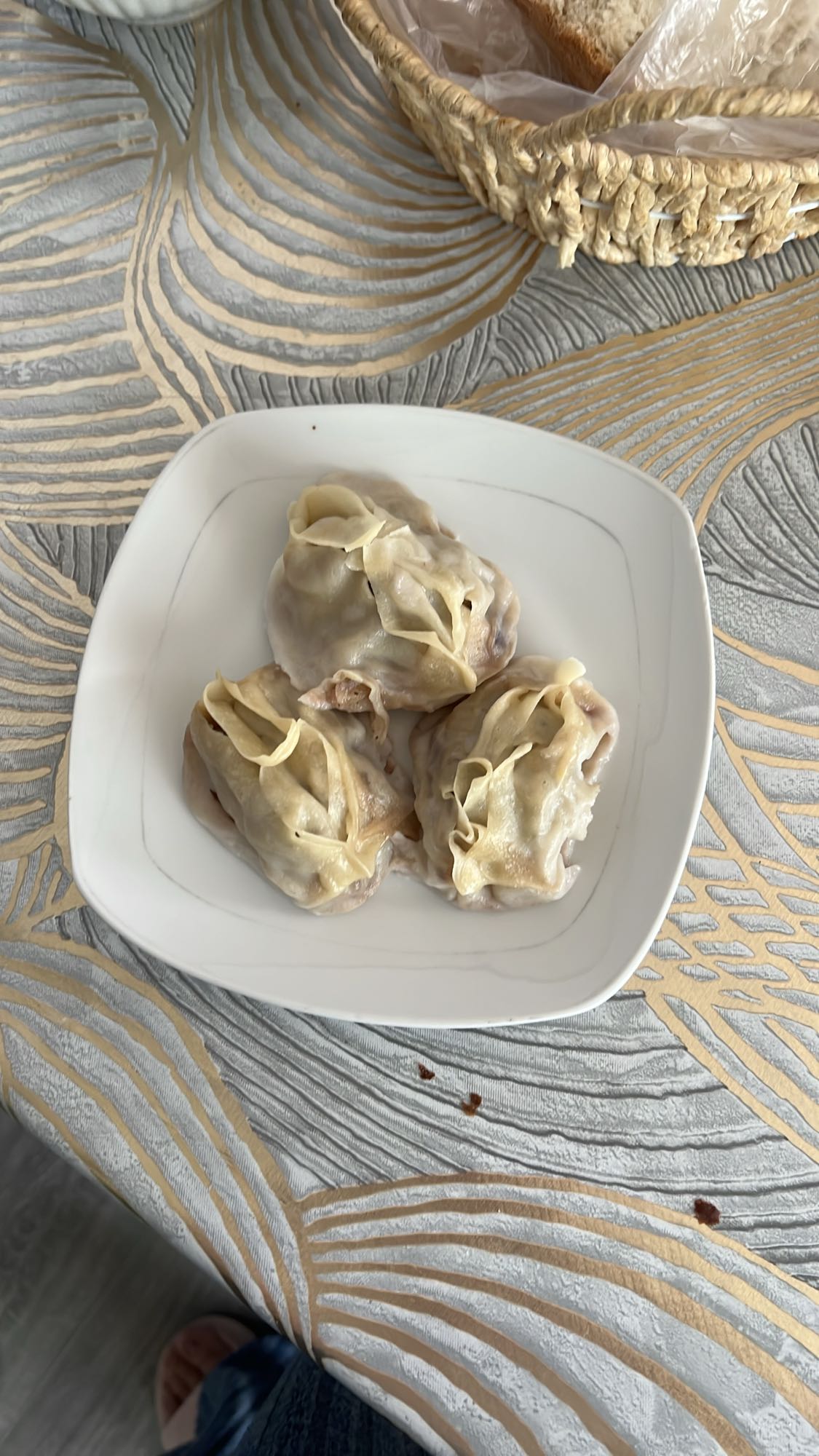 Манты с мясом