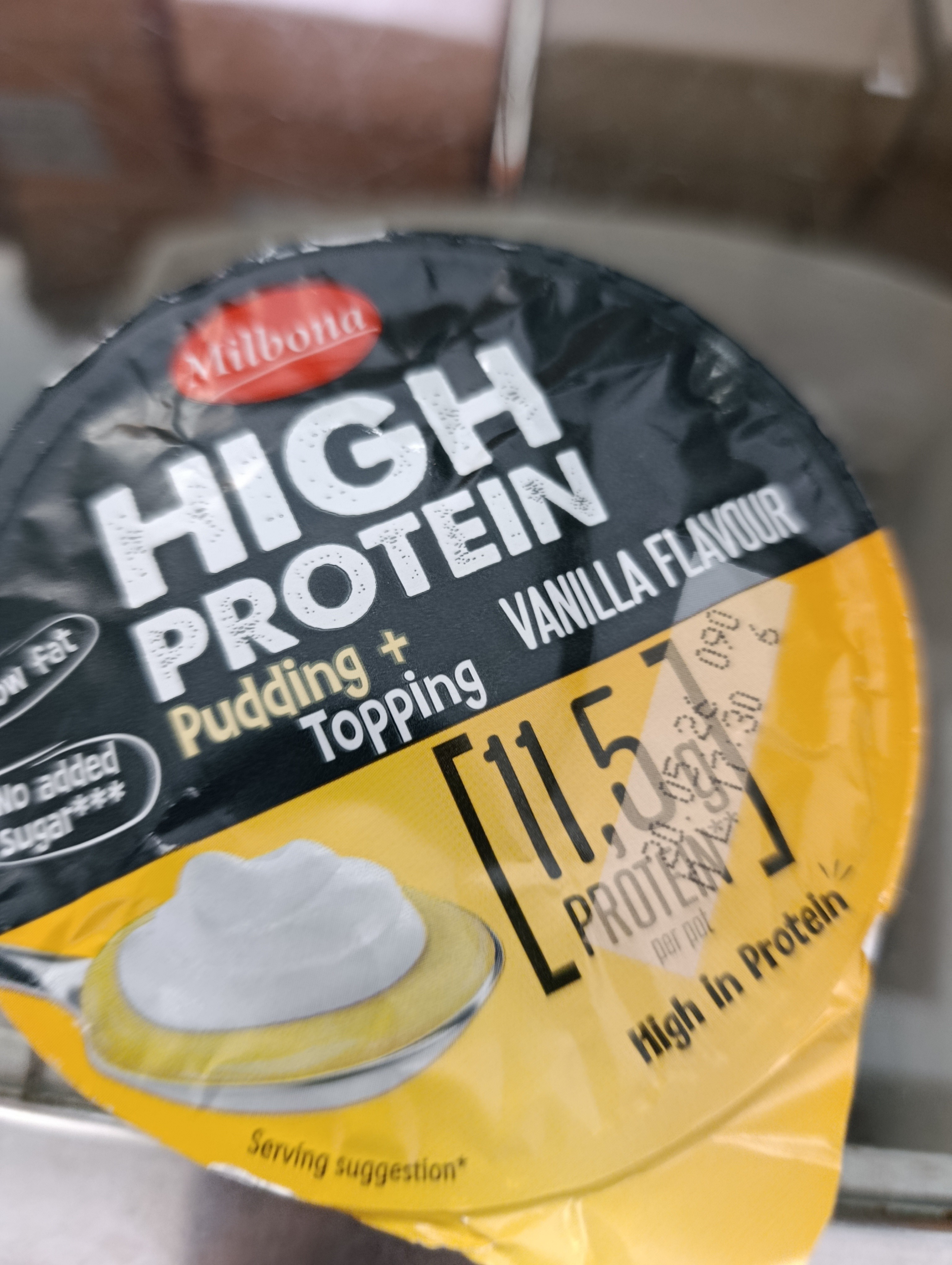 pudin proteico vainilla