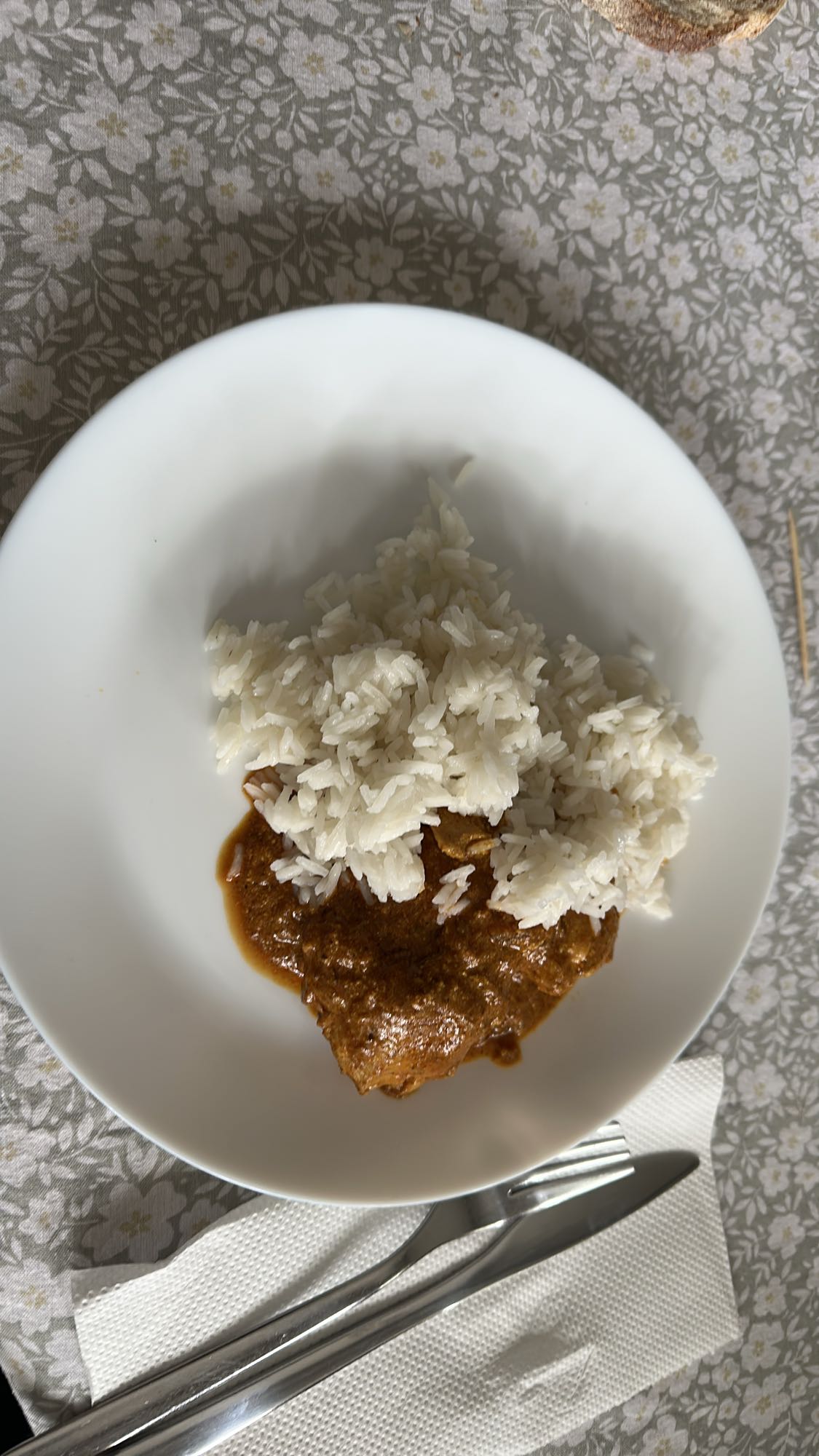 Rice with Chicken Curry