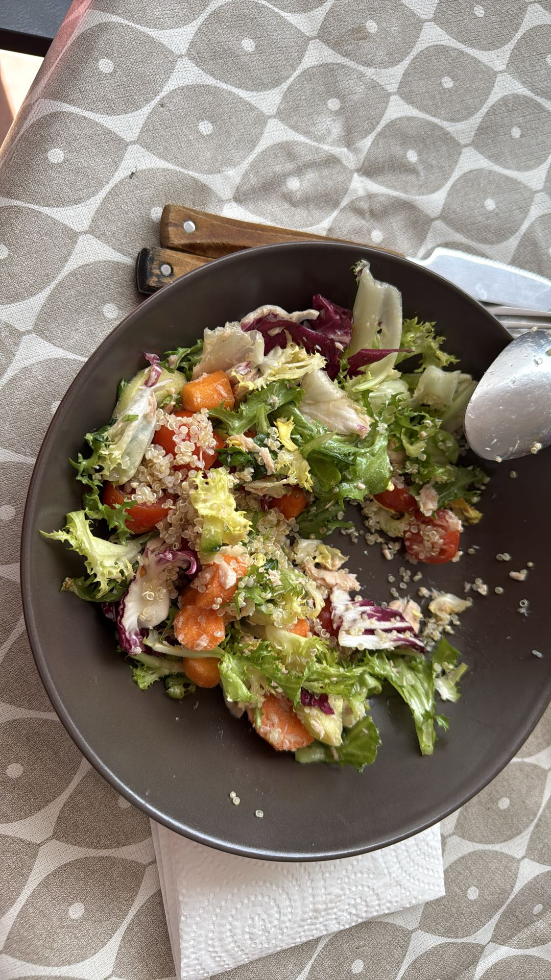 ensalada con quinoa
