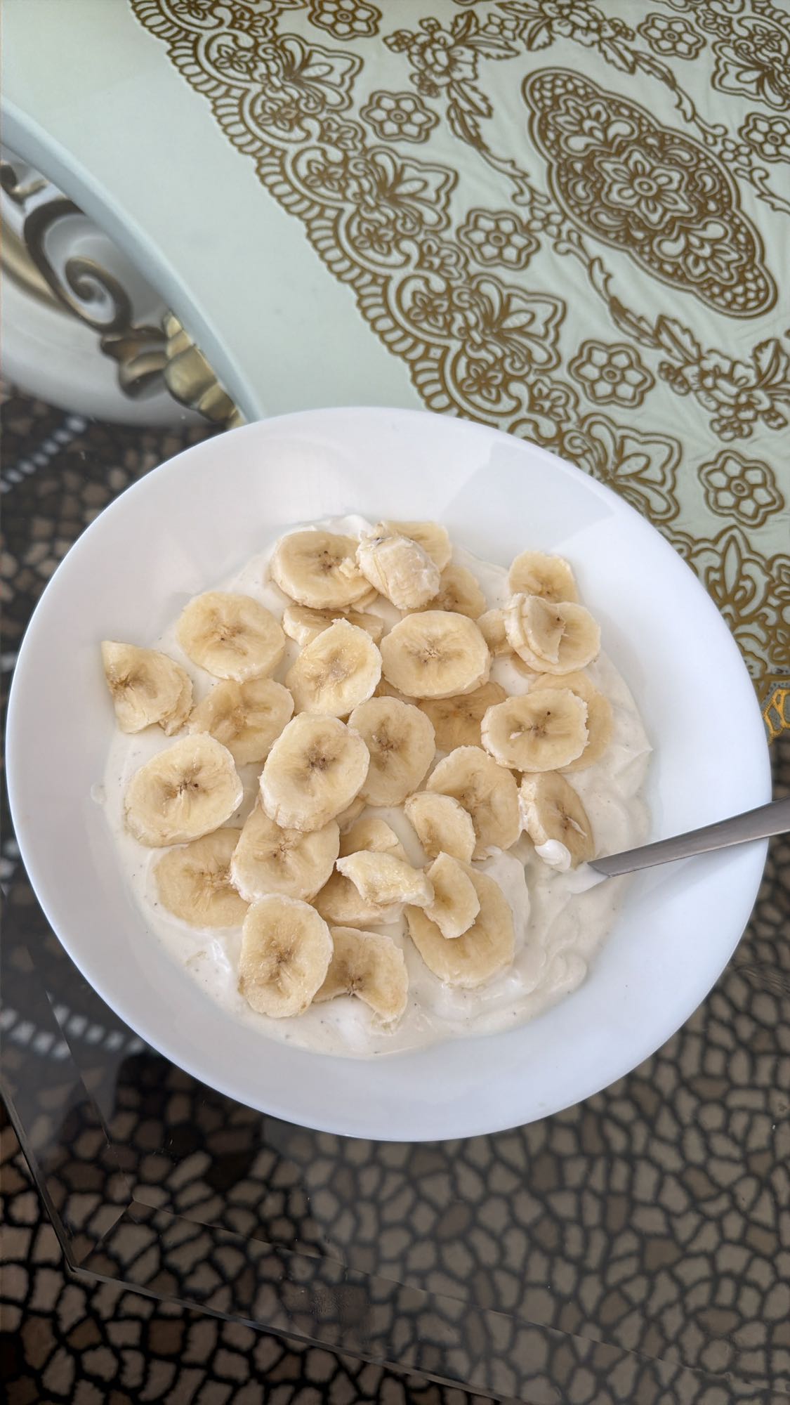 Skyr med banan