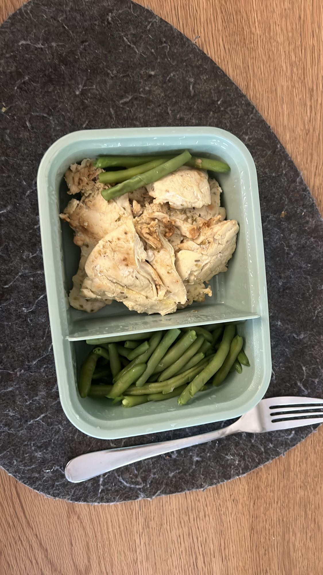 Pollo e fagiolini
