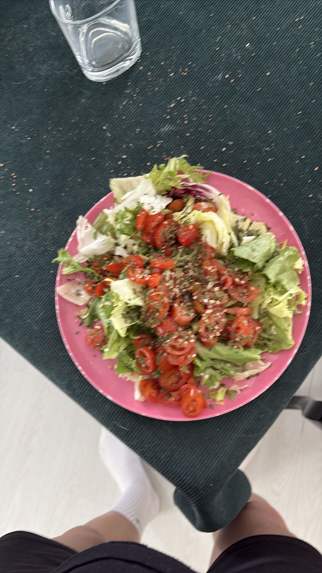 Salade verte tomates