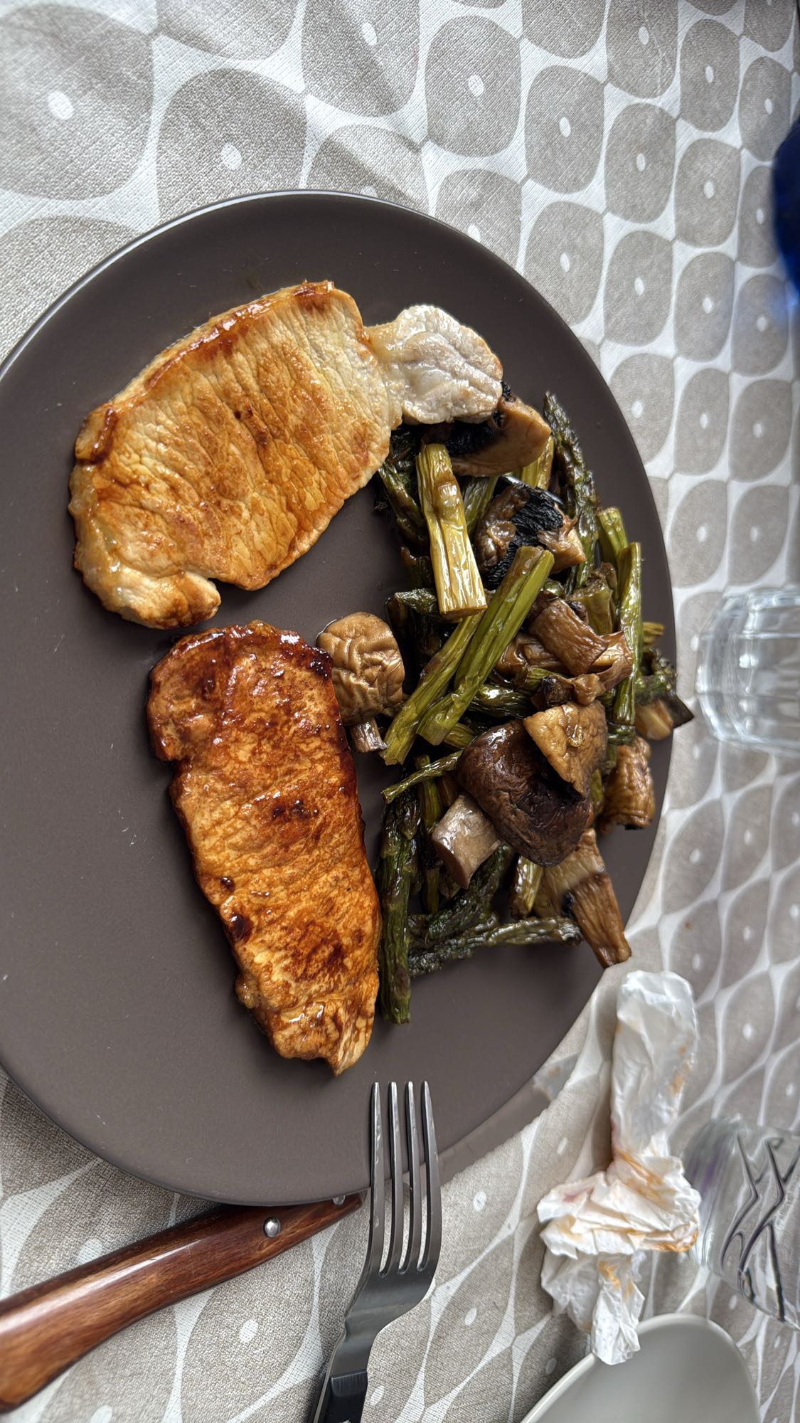 pollo con espárragos