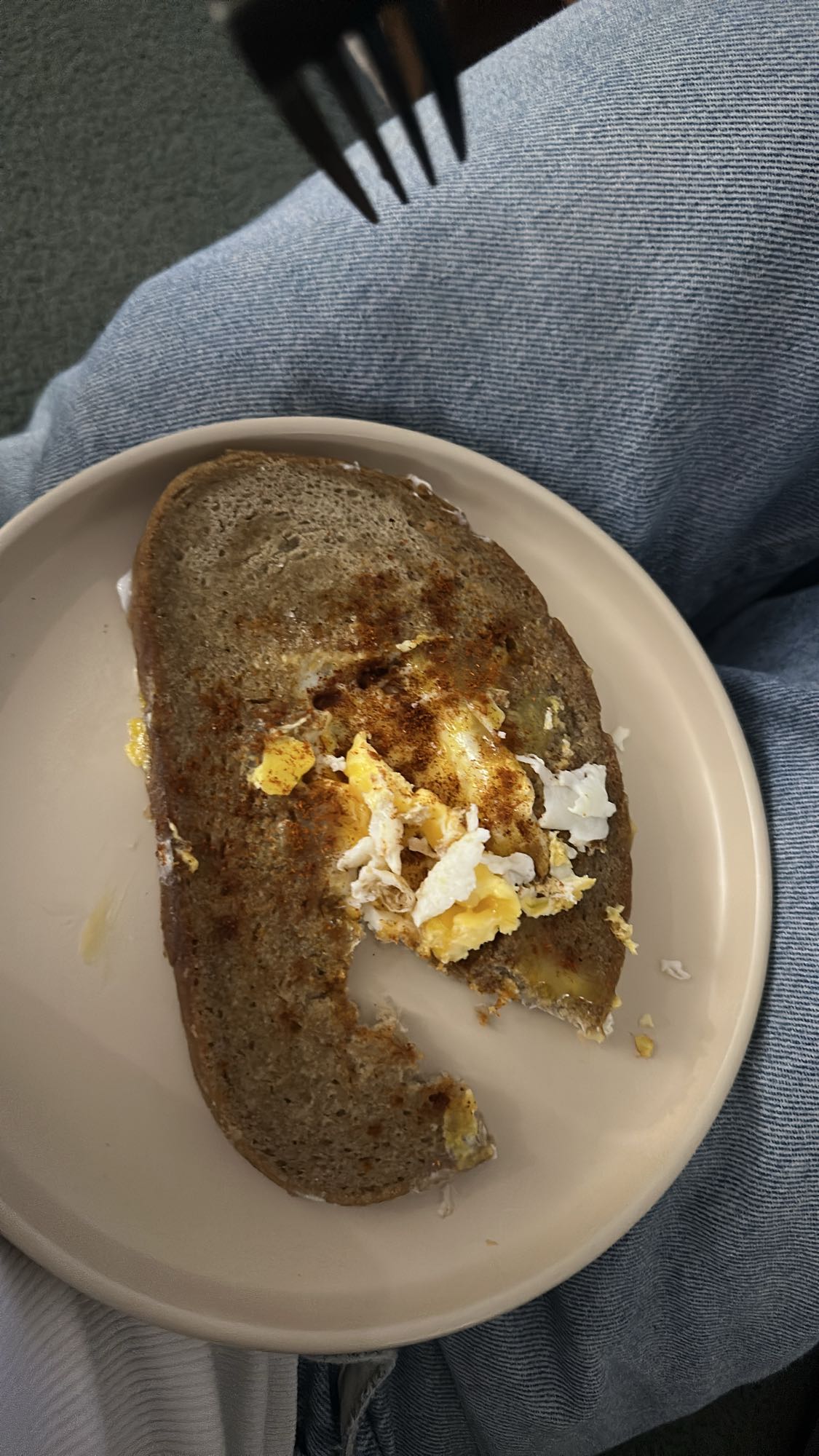 Galette aux œufs