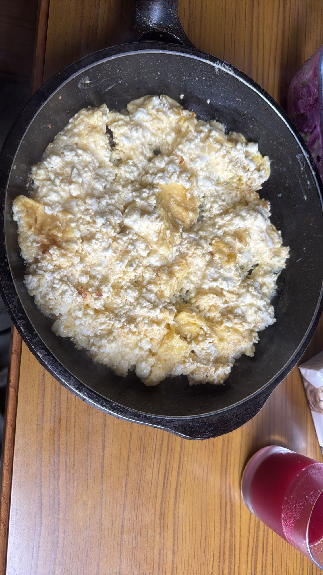 Scrambled Eggs with Curd