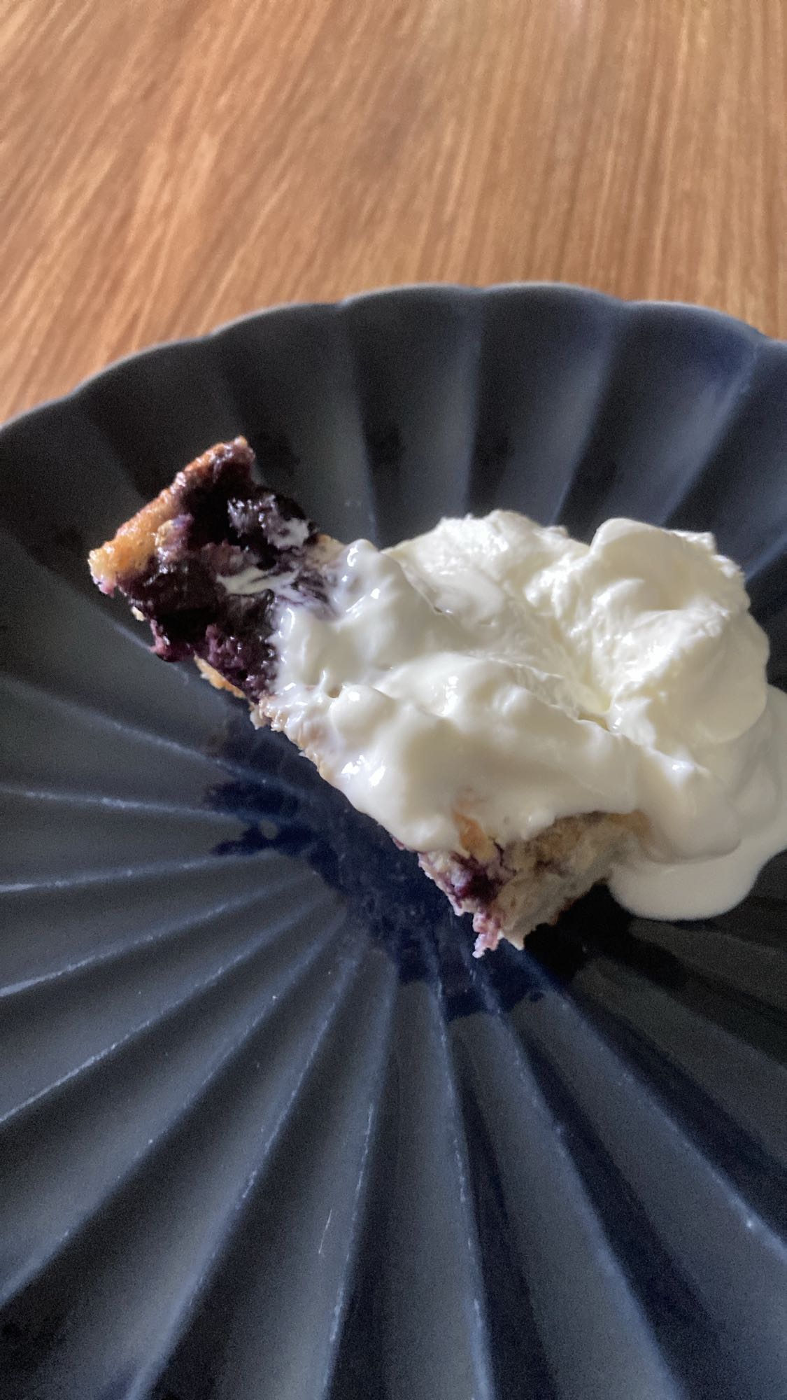 Blåbärspaj med yoghurt