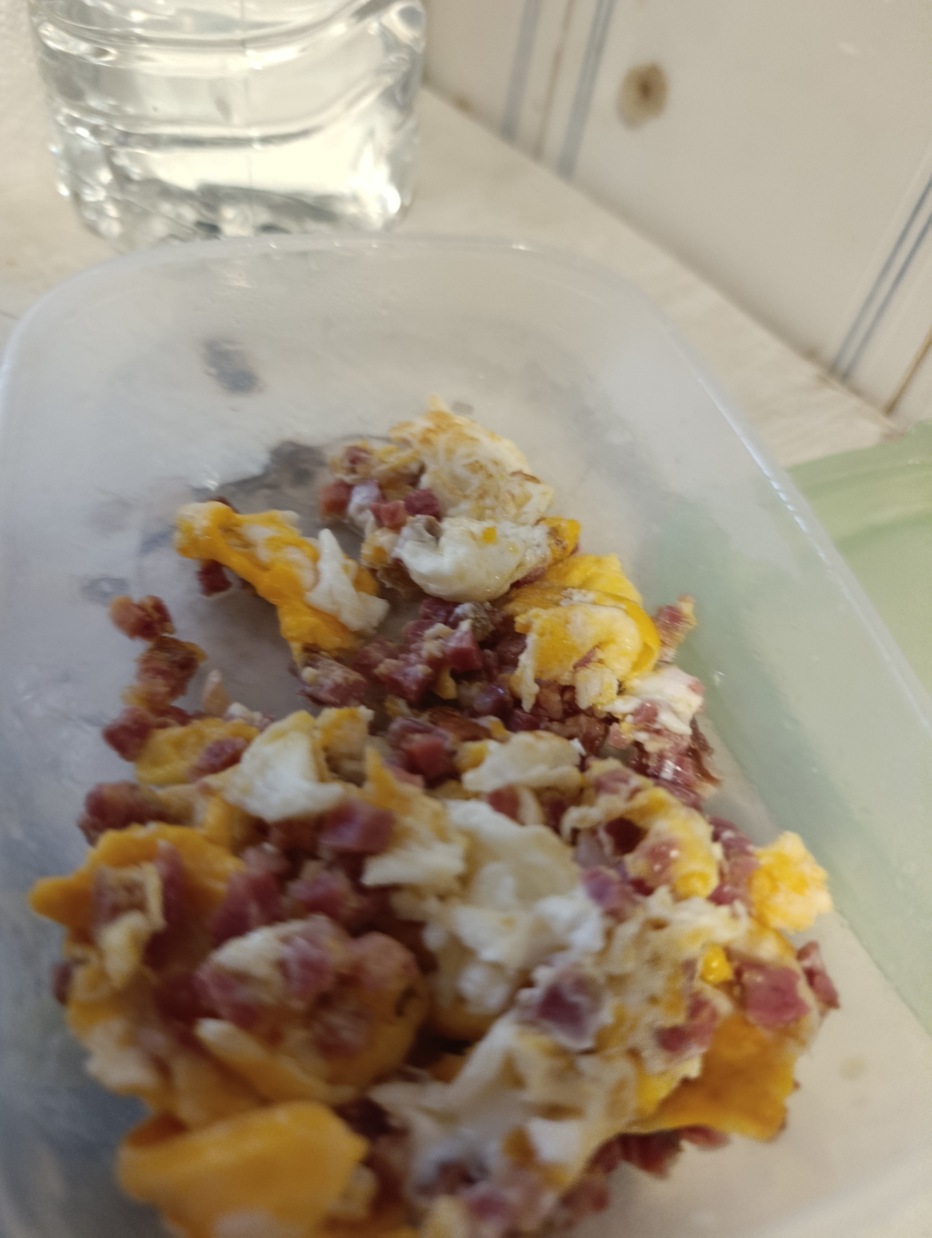 huevos revueltos con jamón