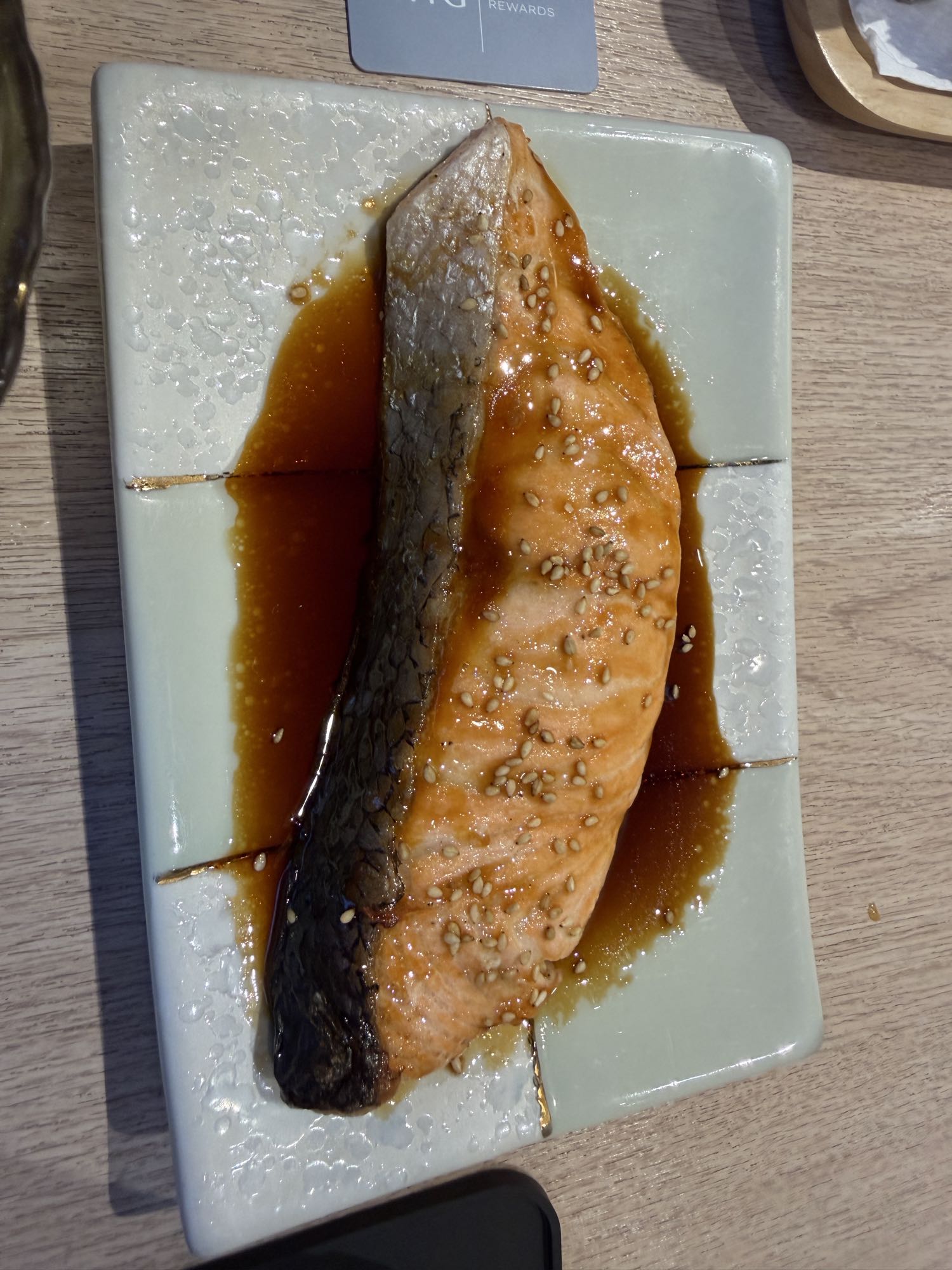 Salmone glassato