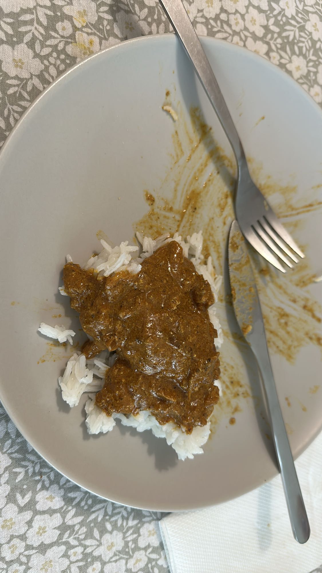Rice with curry