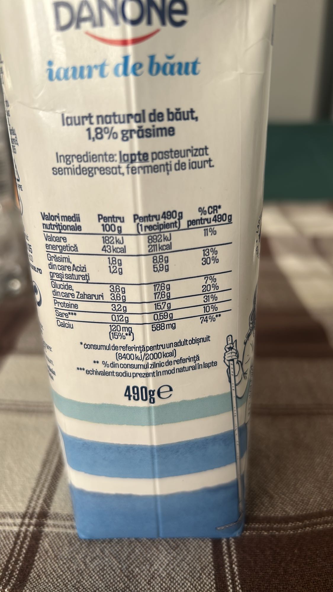 Iaurt natural de băut