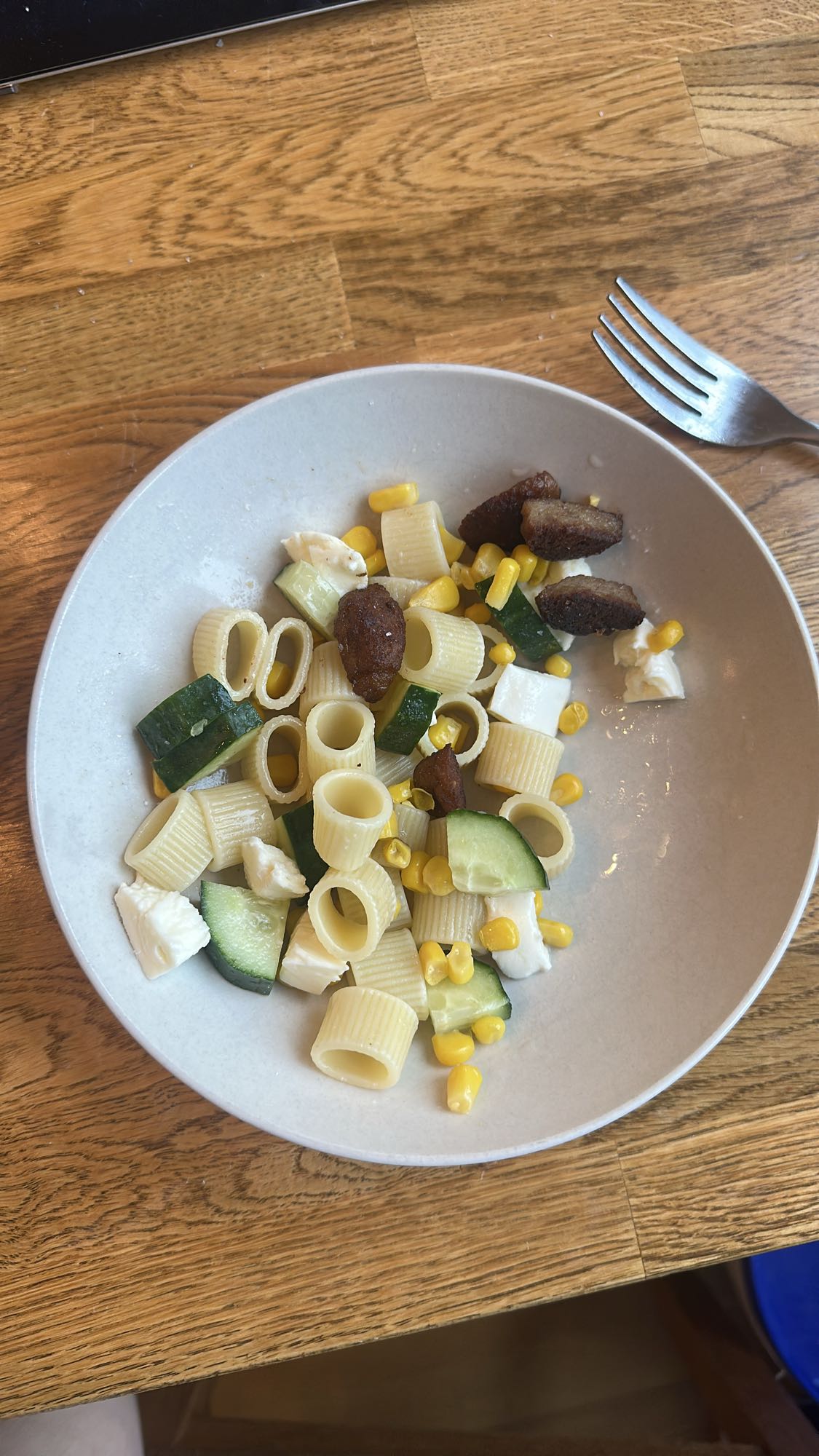 Pastasallad med majs