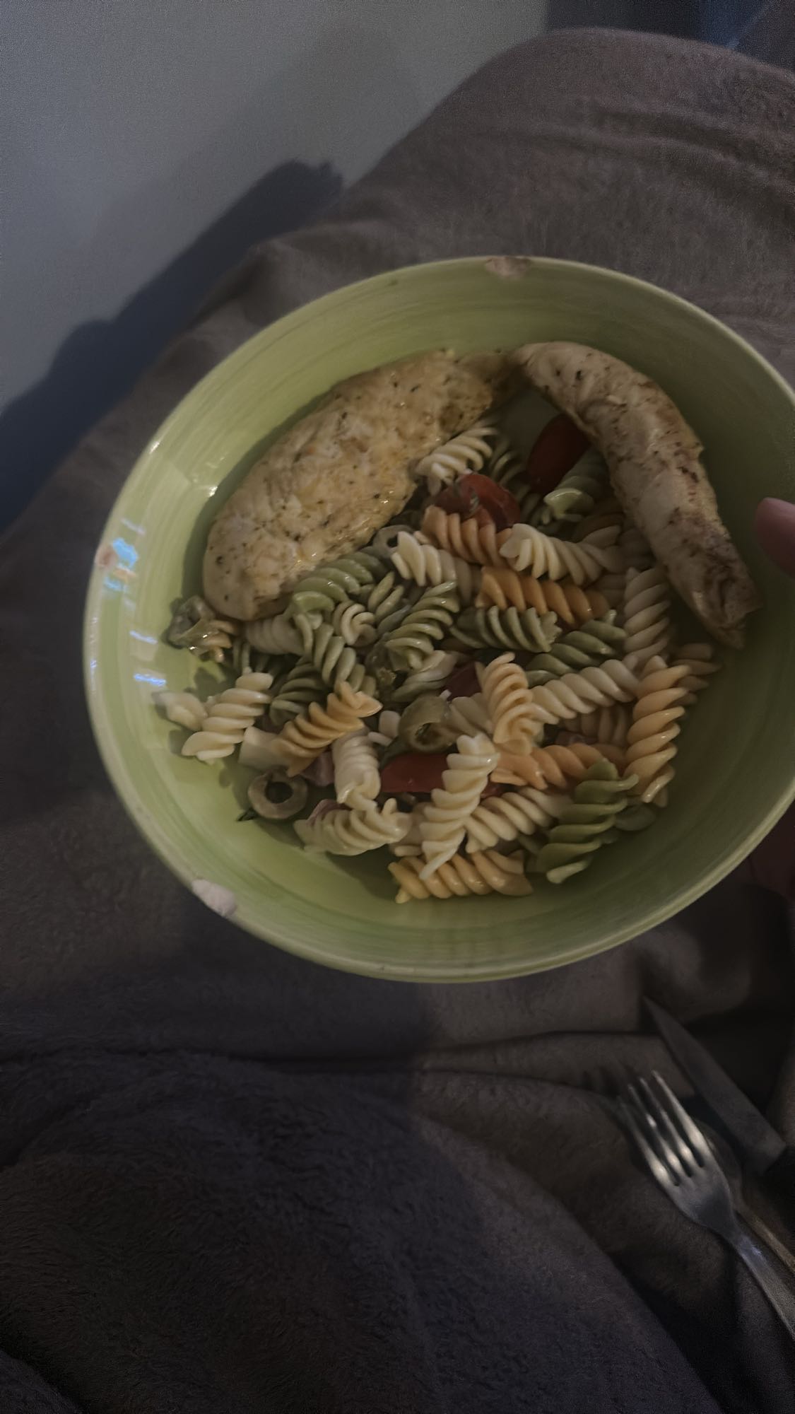 Pâtes au poulet