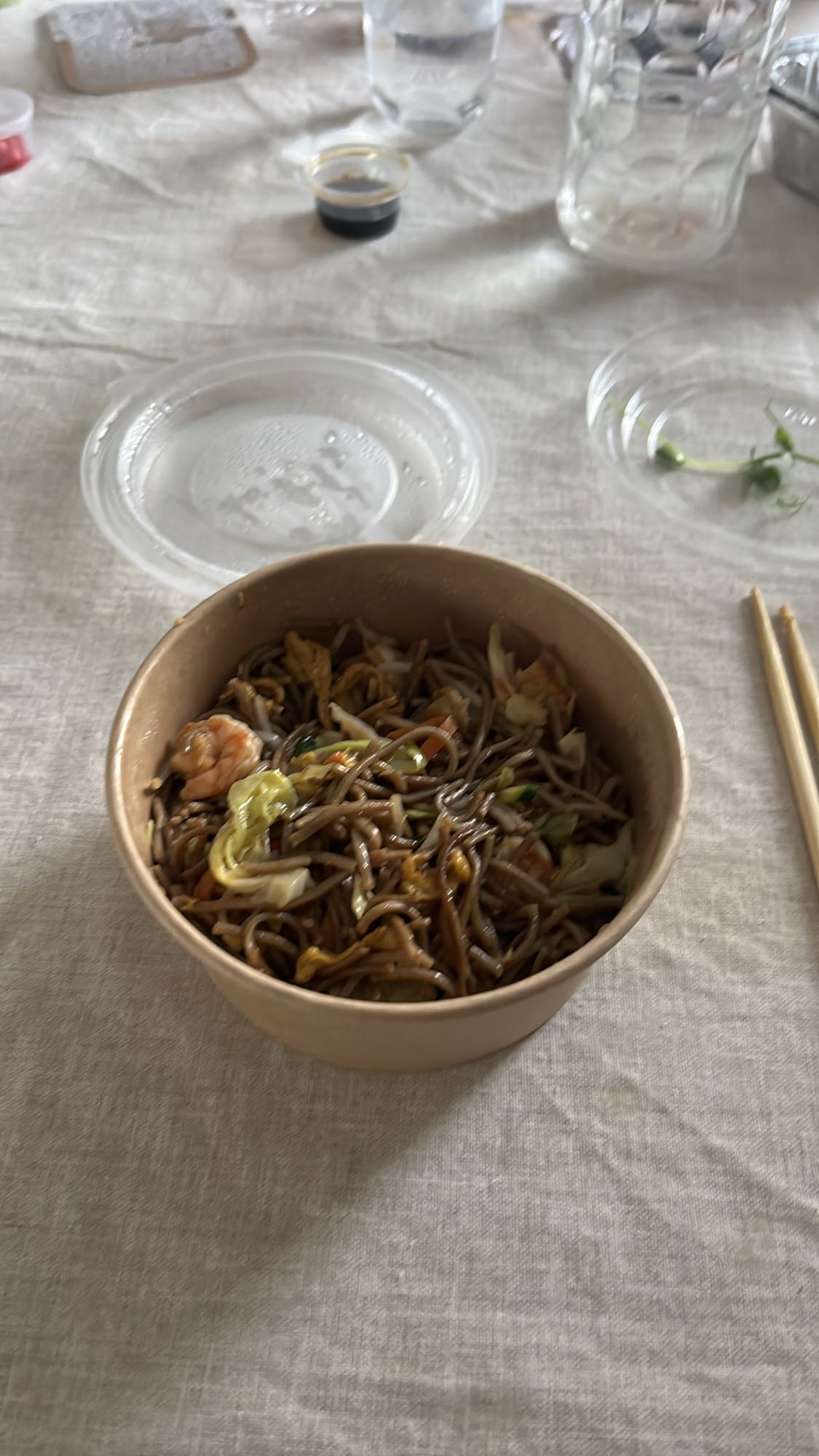 Ebi yaki soba