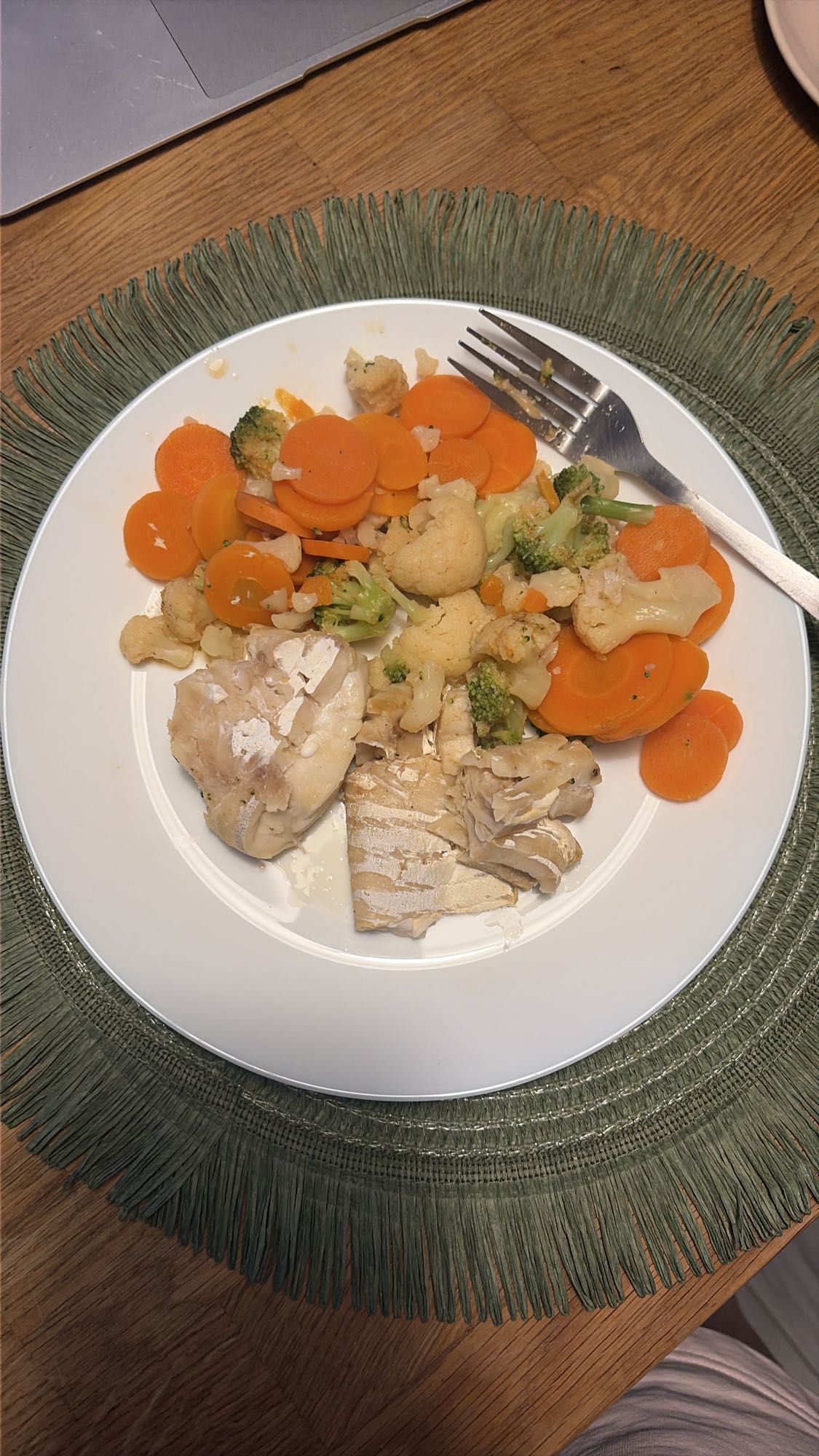 Рыба с овощами