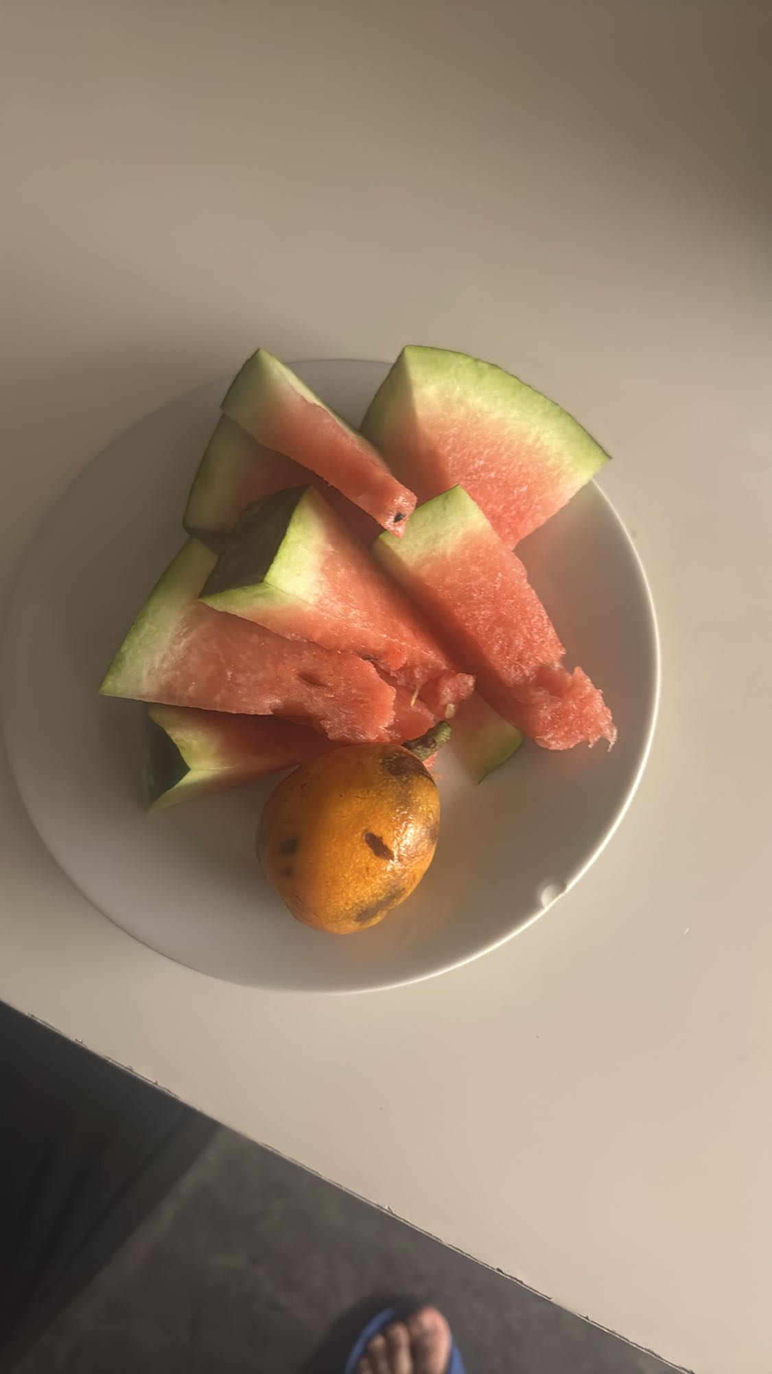 Vattenmelon och mandarin