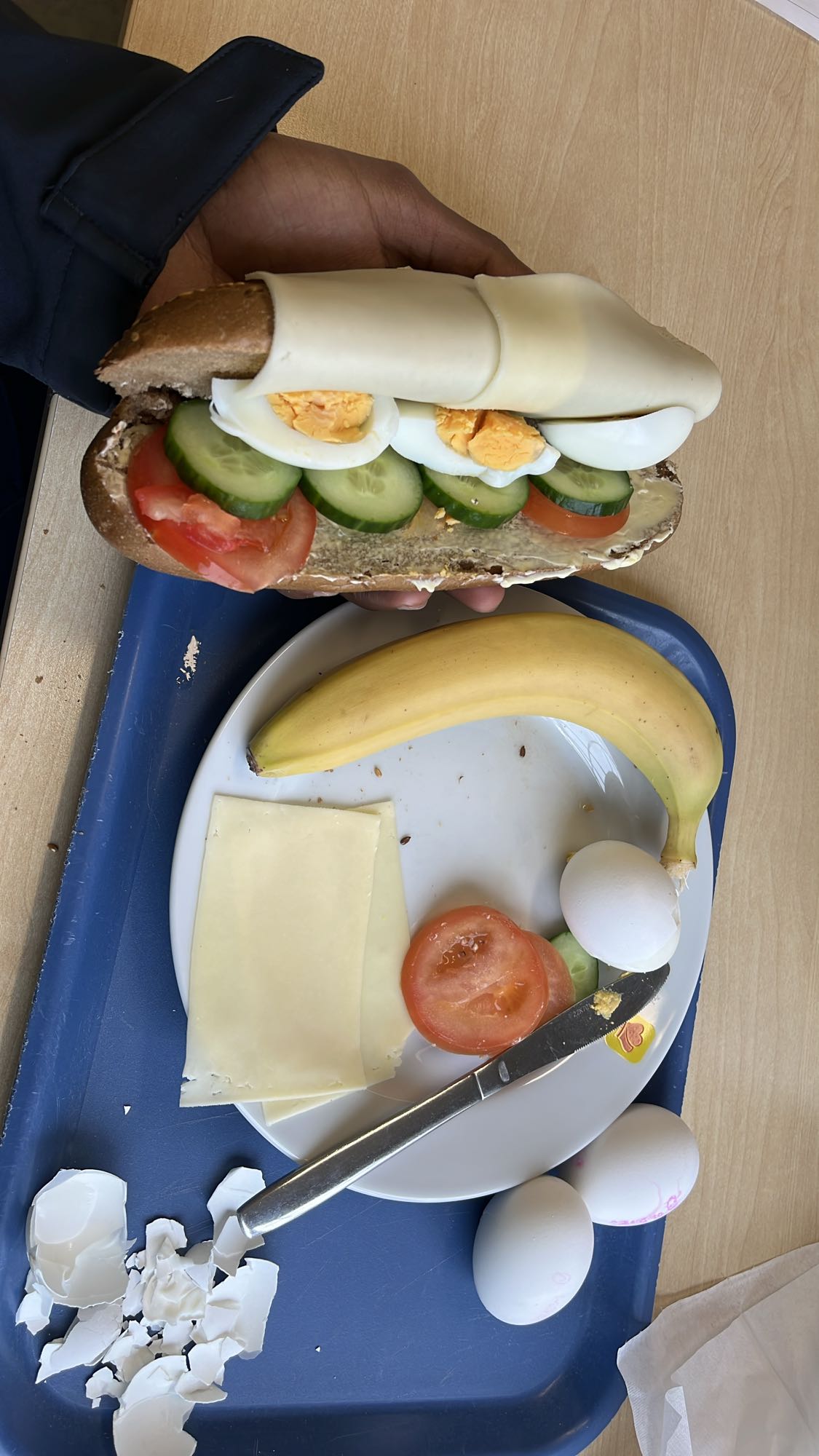Egg Cheese Roll Banana