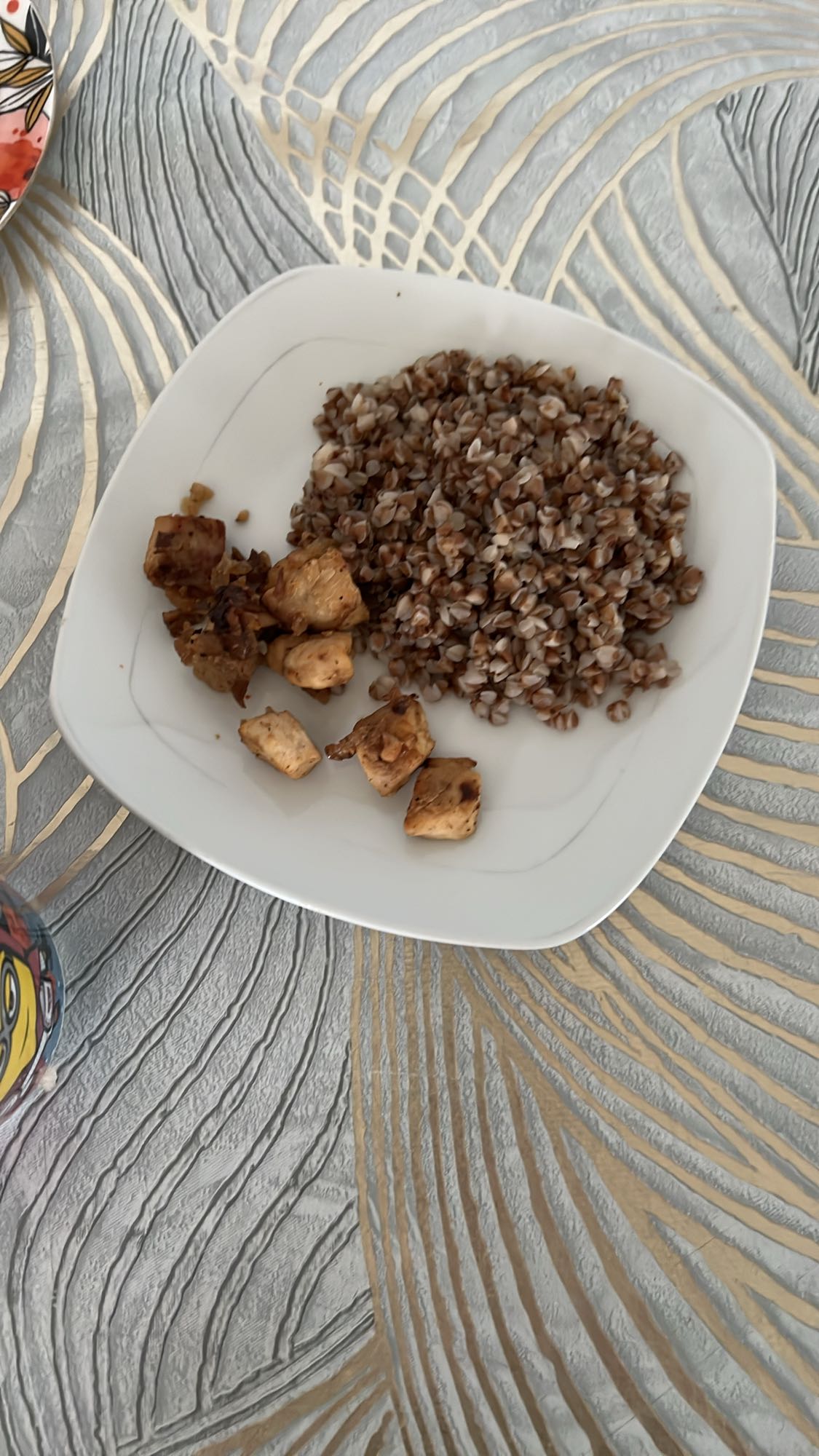 Гречка с курицей