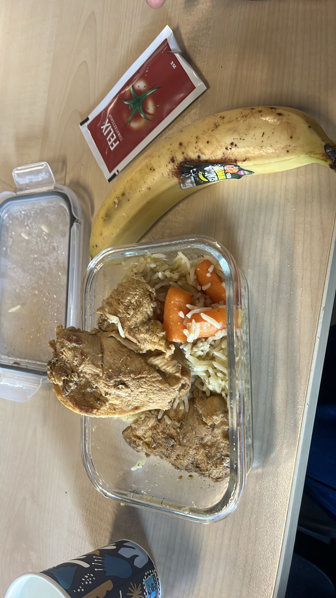 Chicken Rice Banana Meal