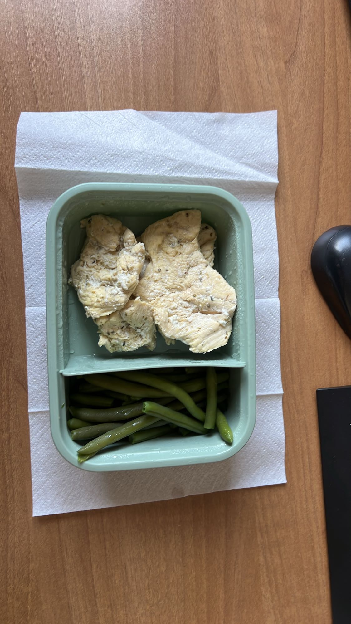 Pollo e fagiolini