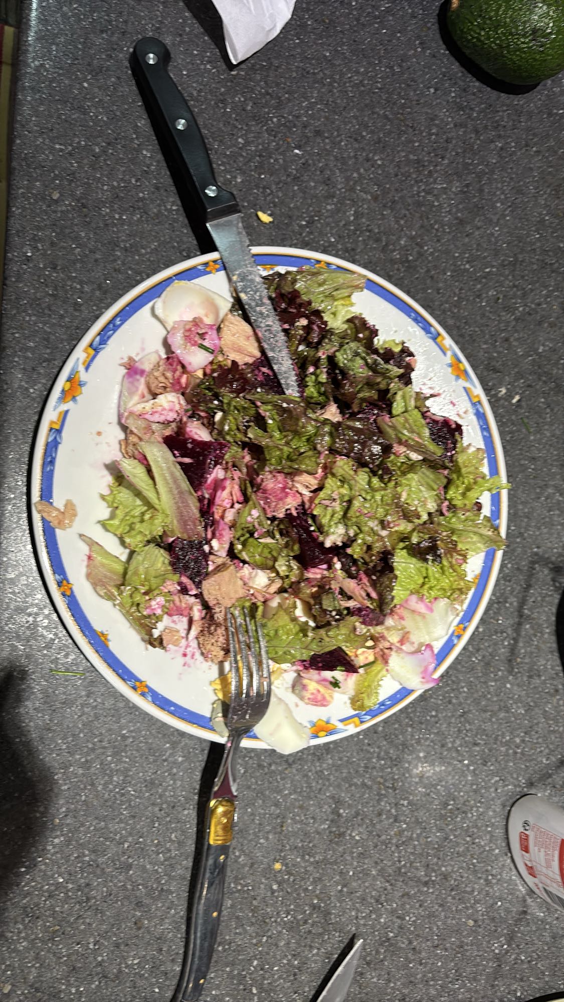Salade thon betterave feta