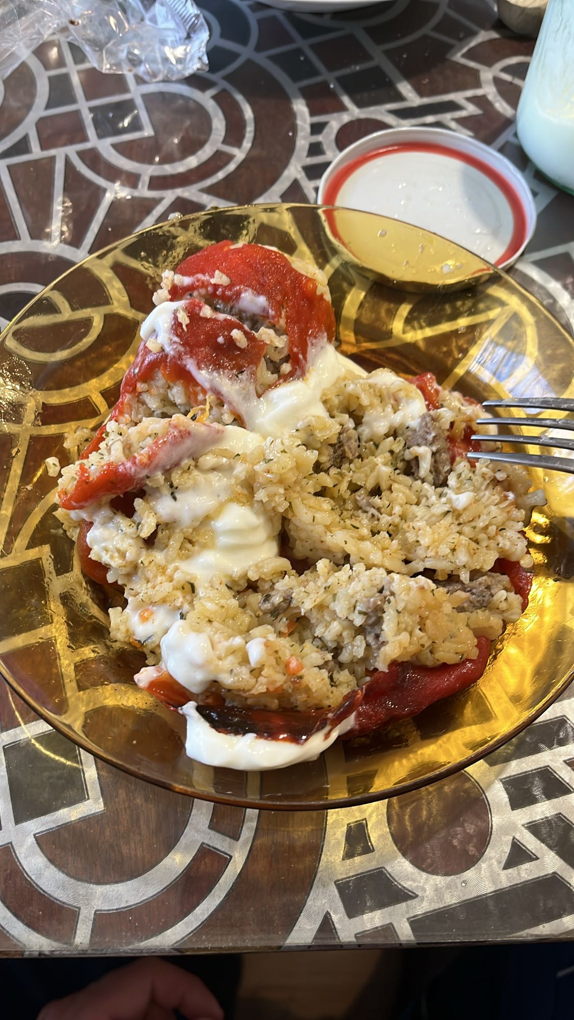 Пълнена чушка с ориз