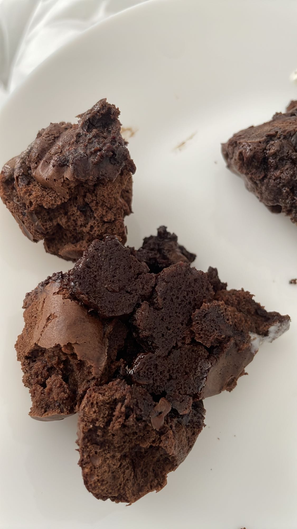 Gâteau au chocolat noir sans sucre non consommé