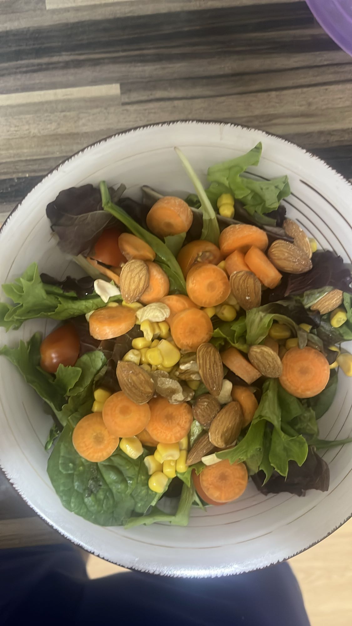 ensalada con frutos secos