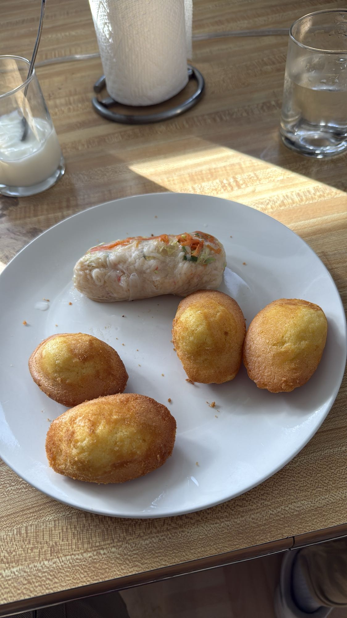 Rouleau et madeleines