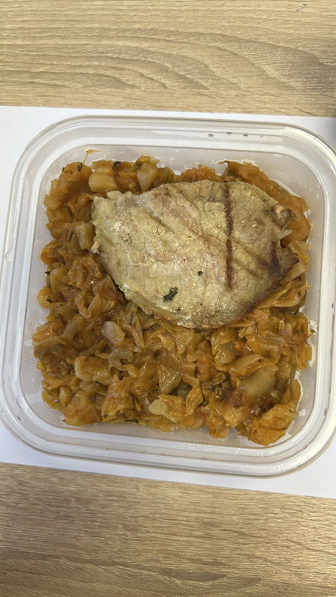 Muschi de porc cu varza calita