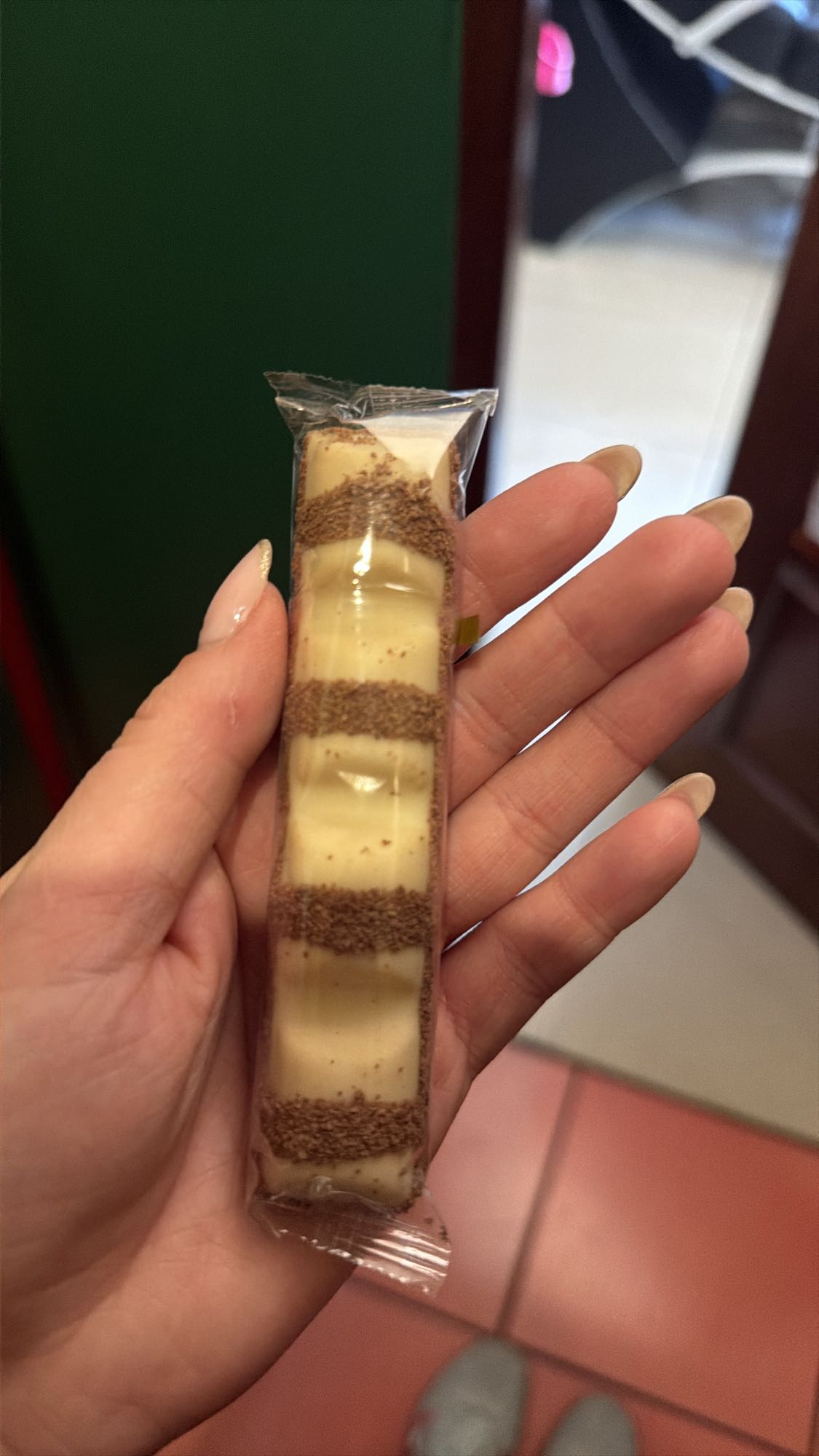 Batonik z białą czekoladą