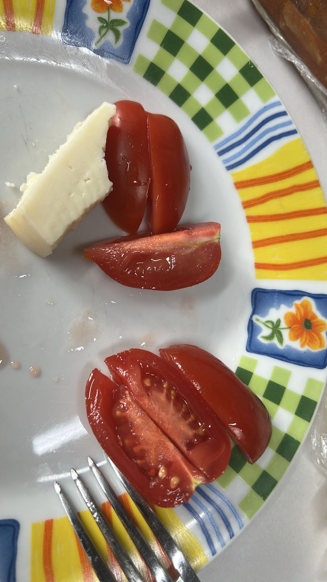 Pomodoro e formaggio
