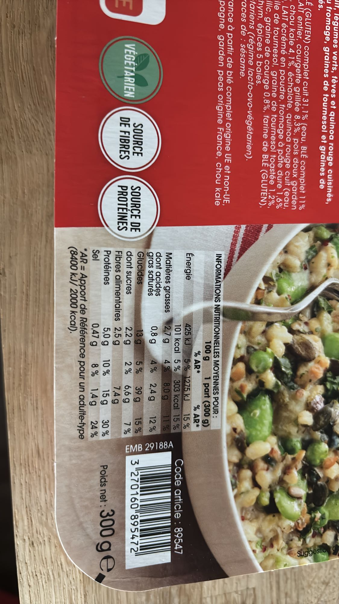 Gratin végétarien