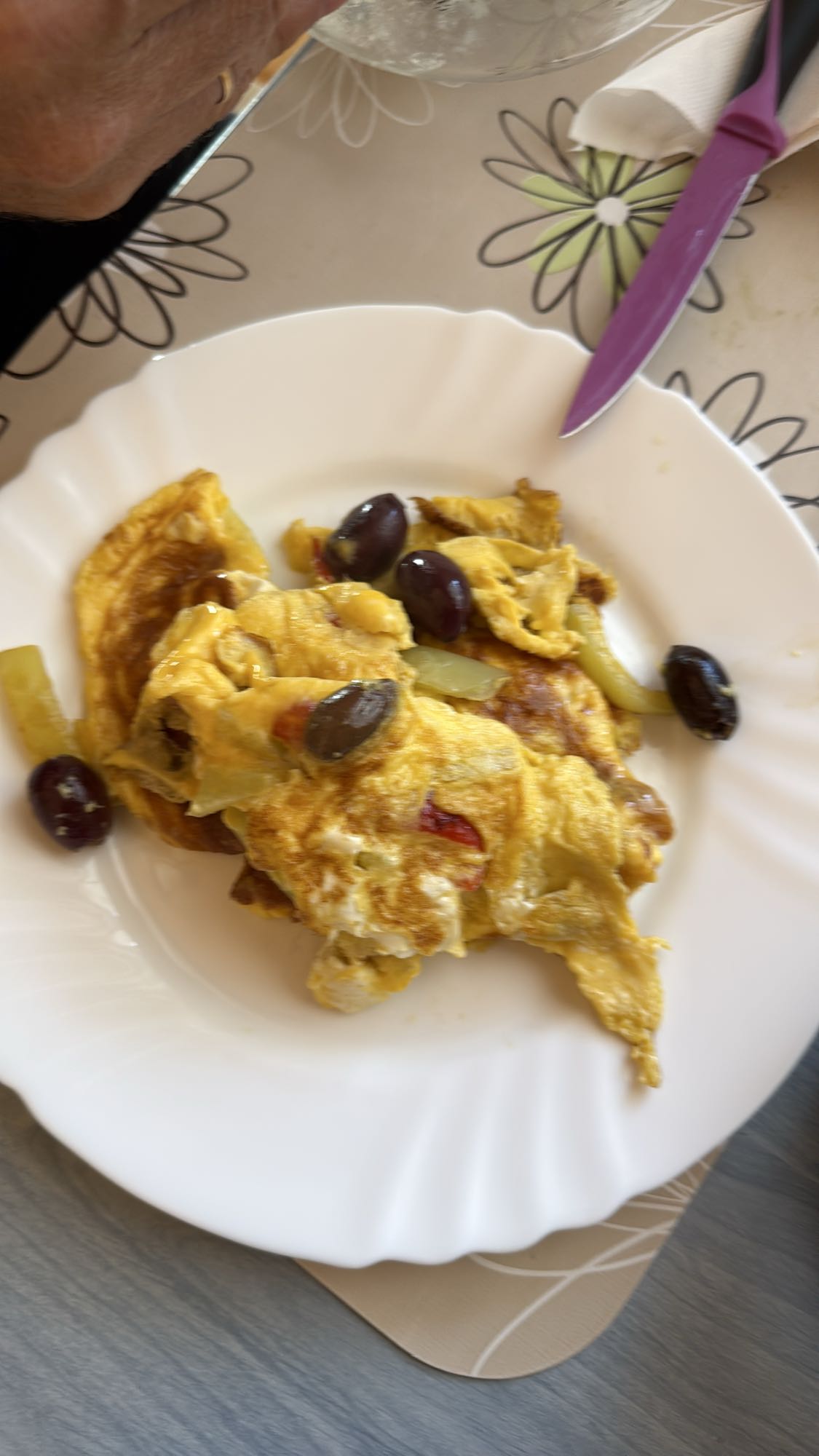 Omletă cu măsline