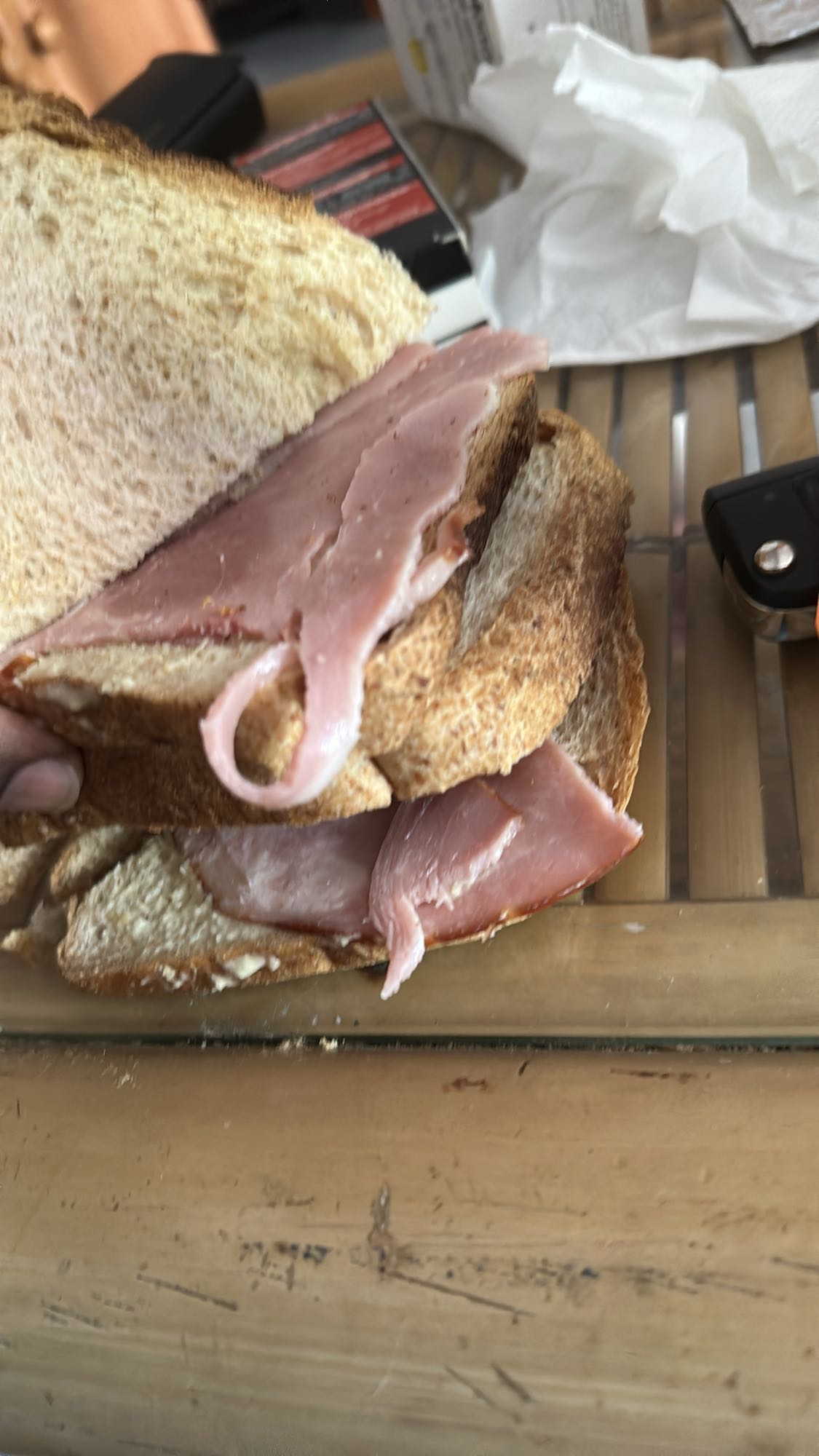 Sandwich jambon grillé