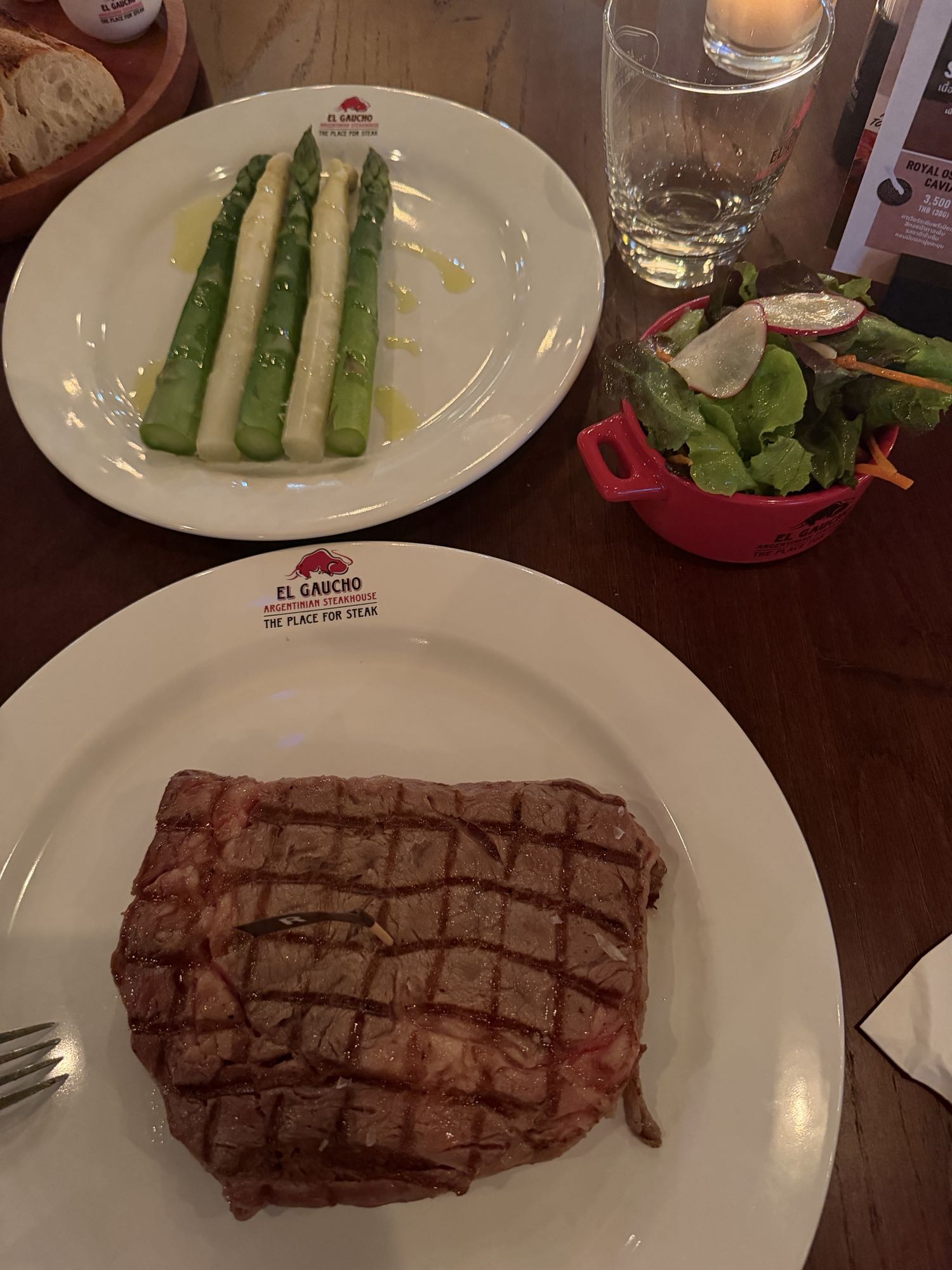 Bistecca con asparagi