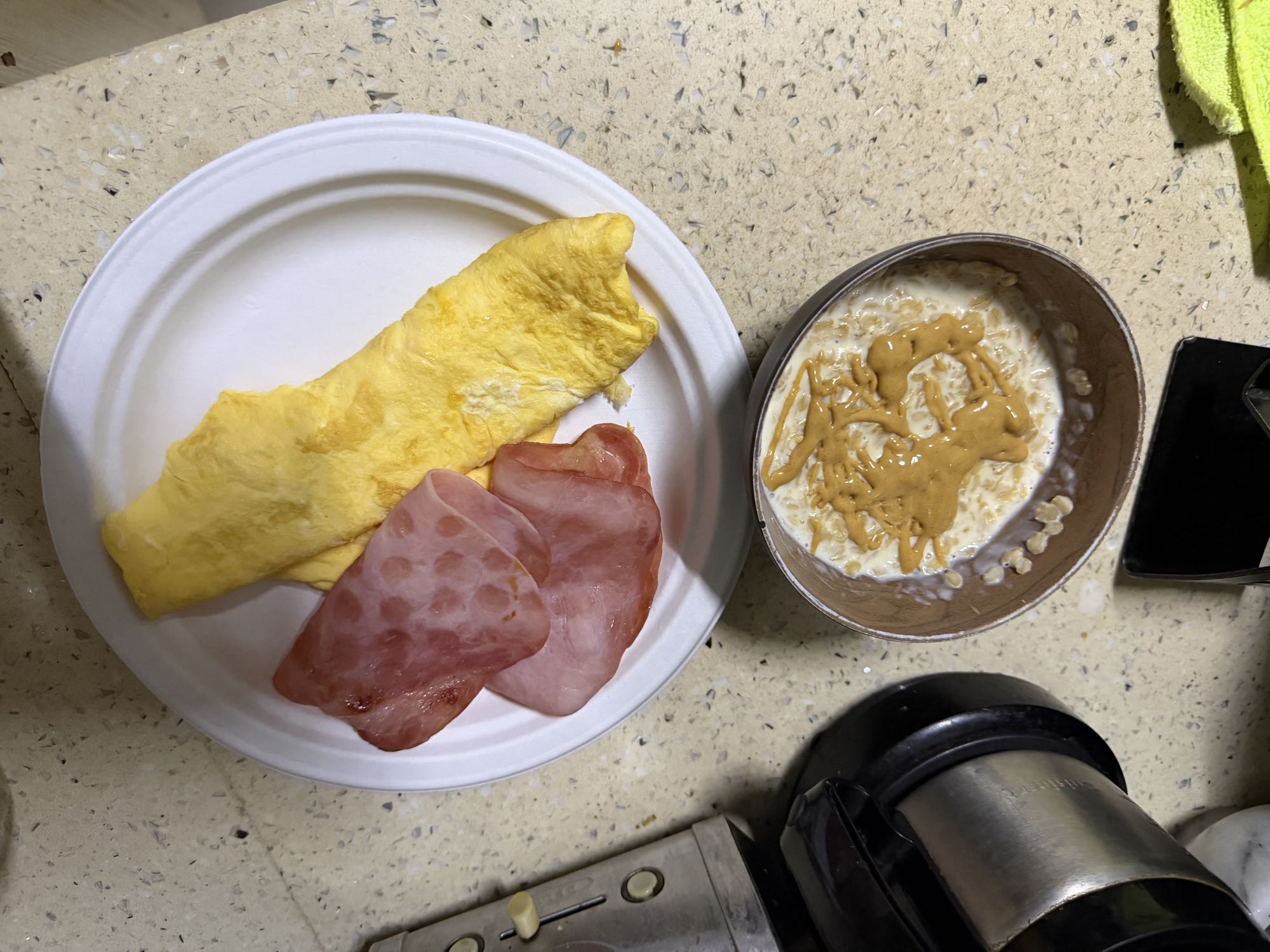 omelet con avena