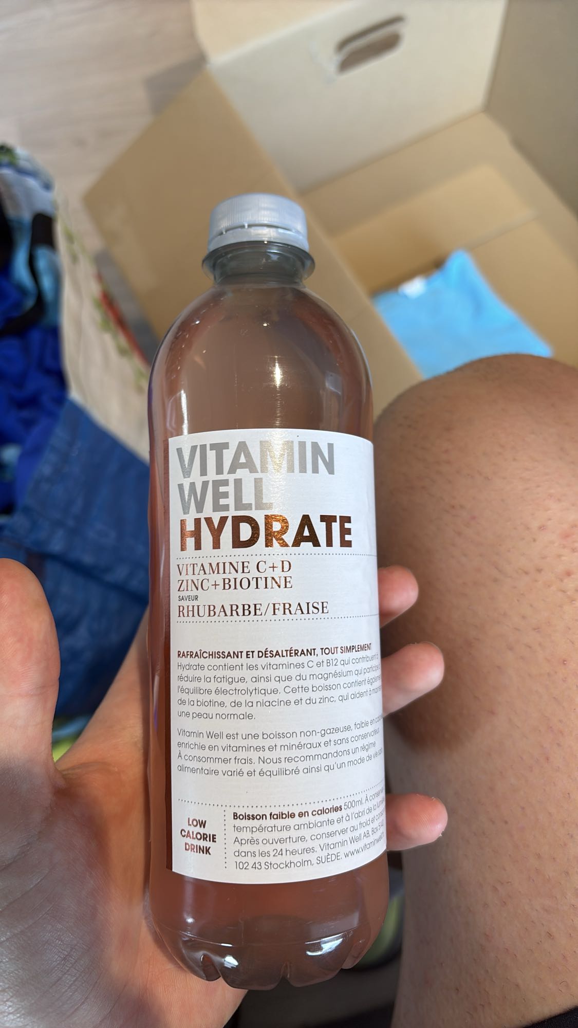 Boisson vitaminée hydrate