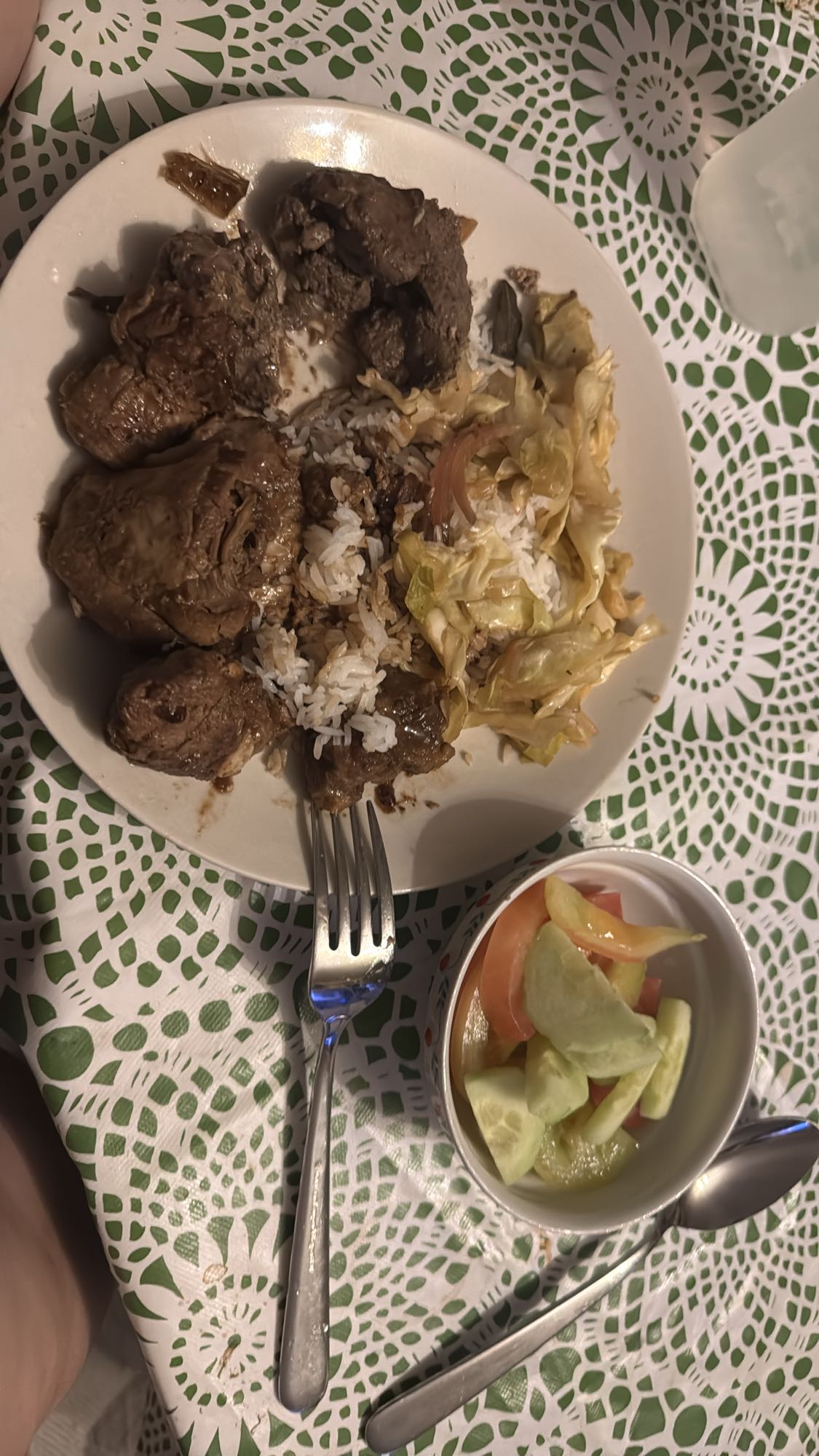 Köttgryta med ris