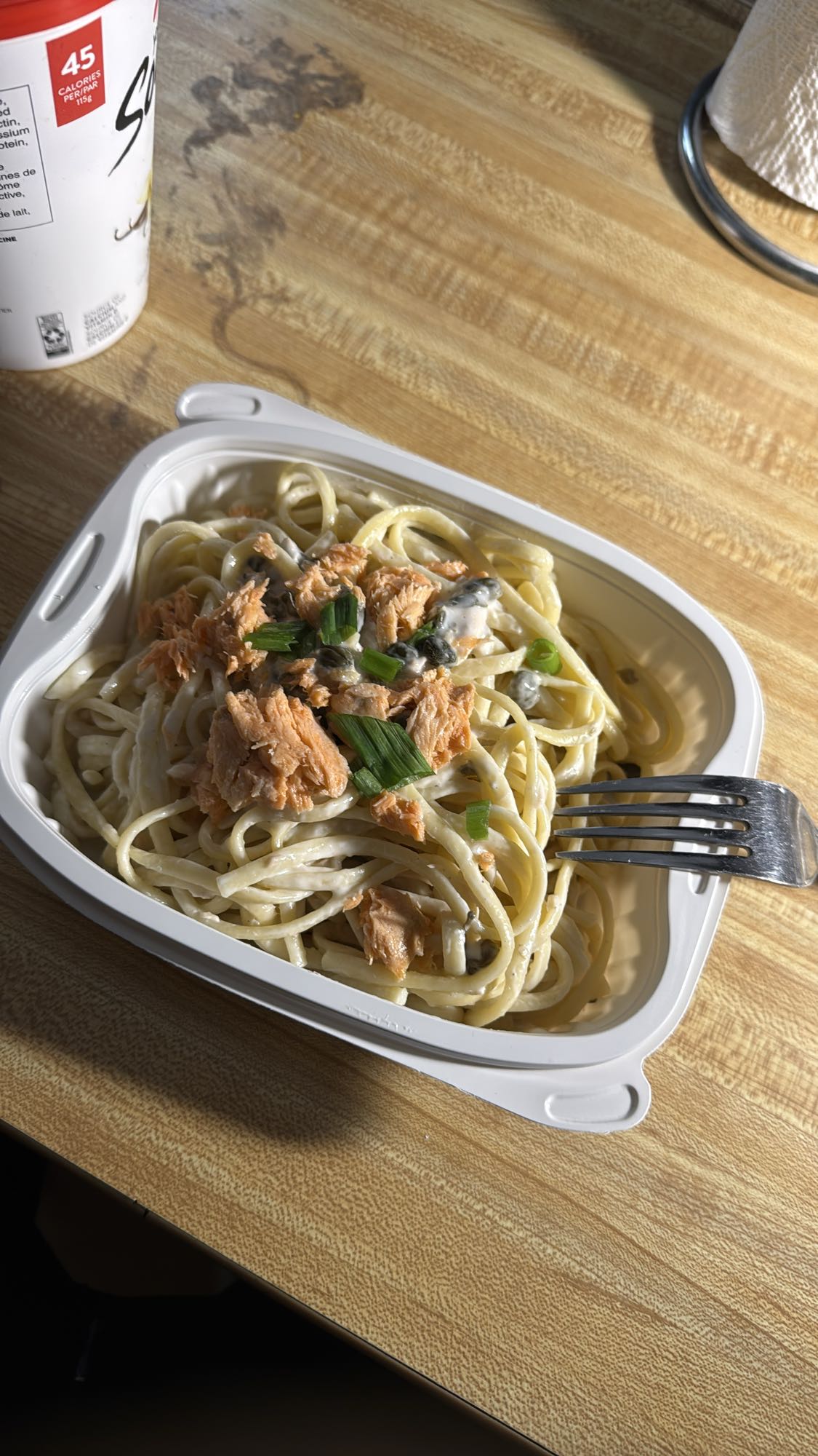Pâtes au saumon