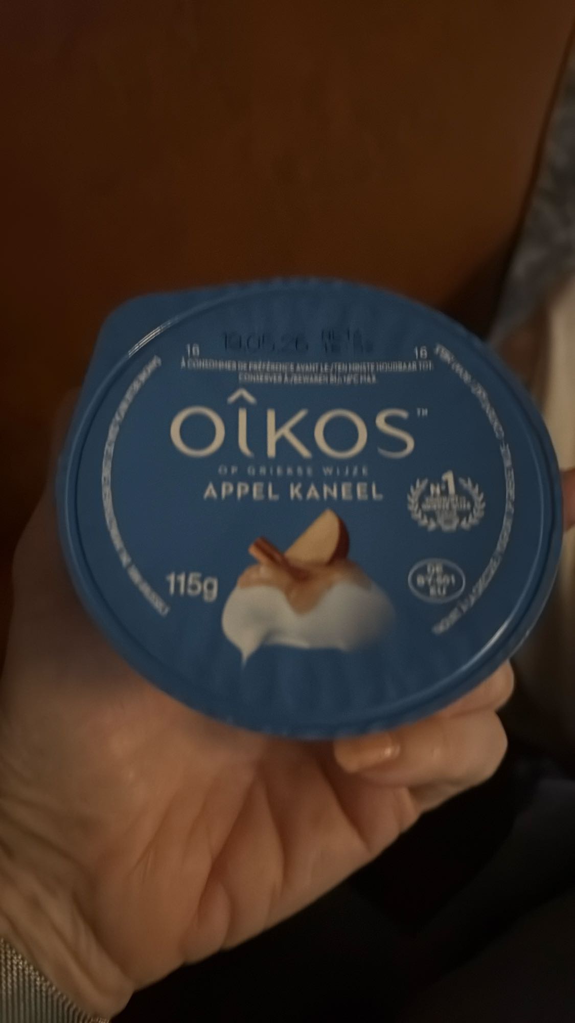 Griekse yoghurt appel