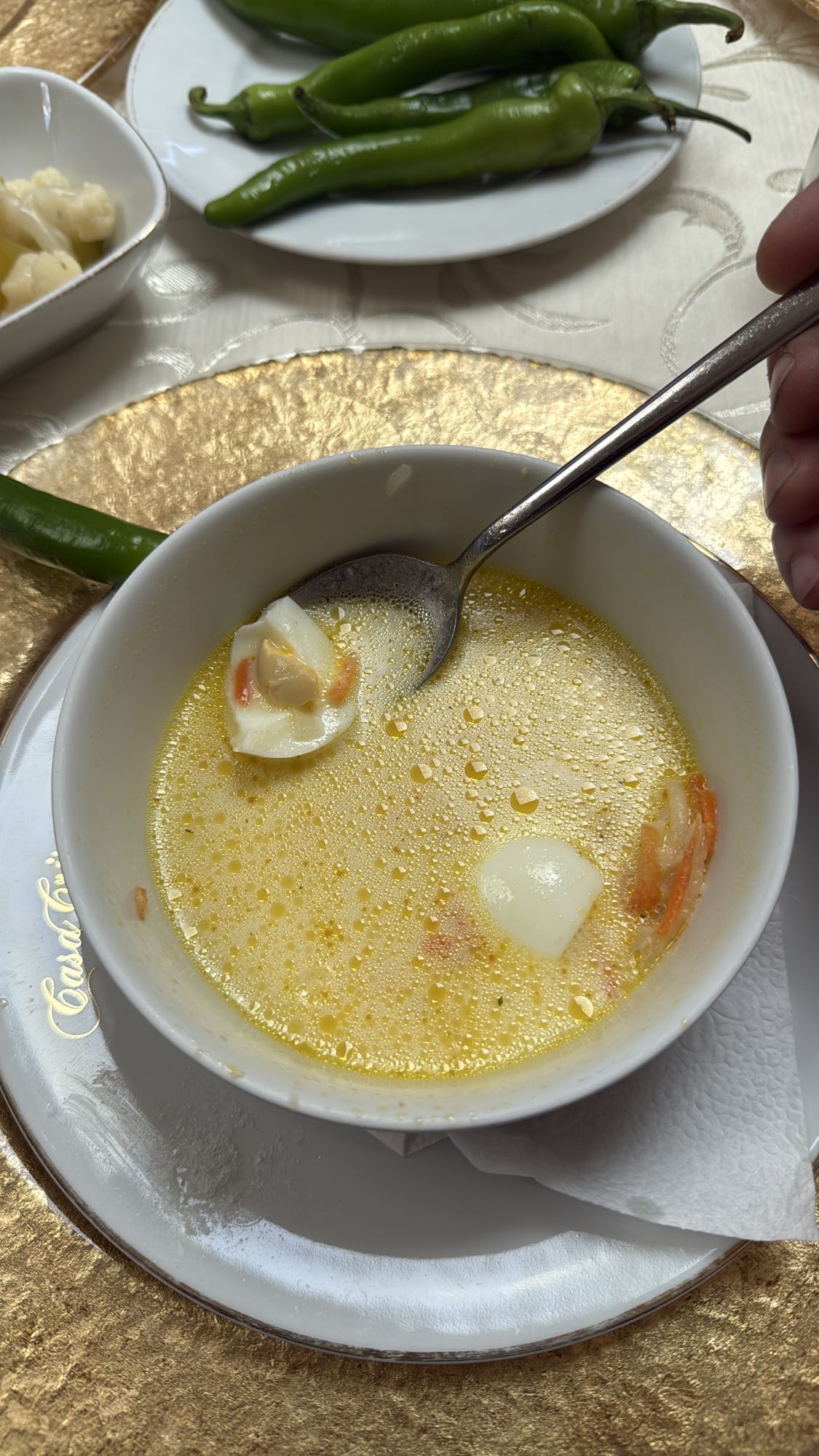 Egg Broth Soup