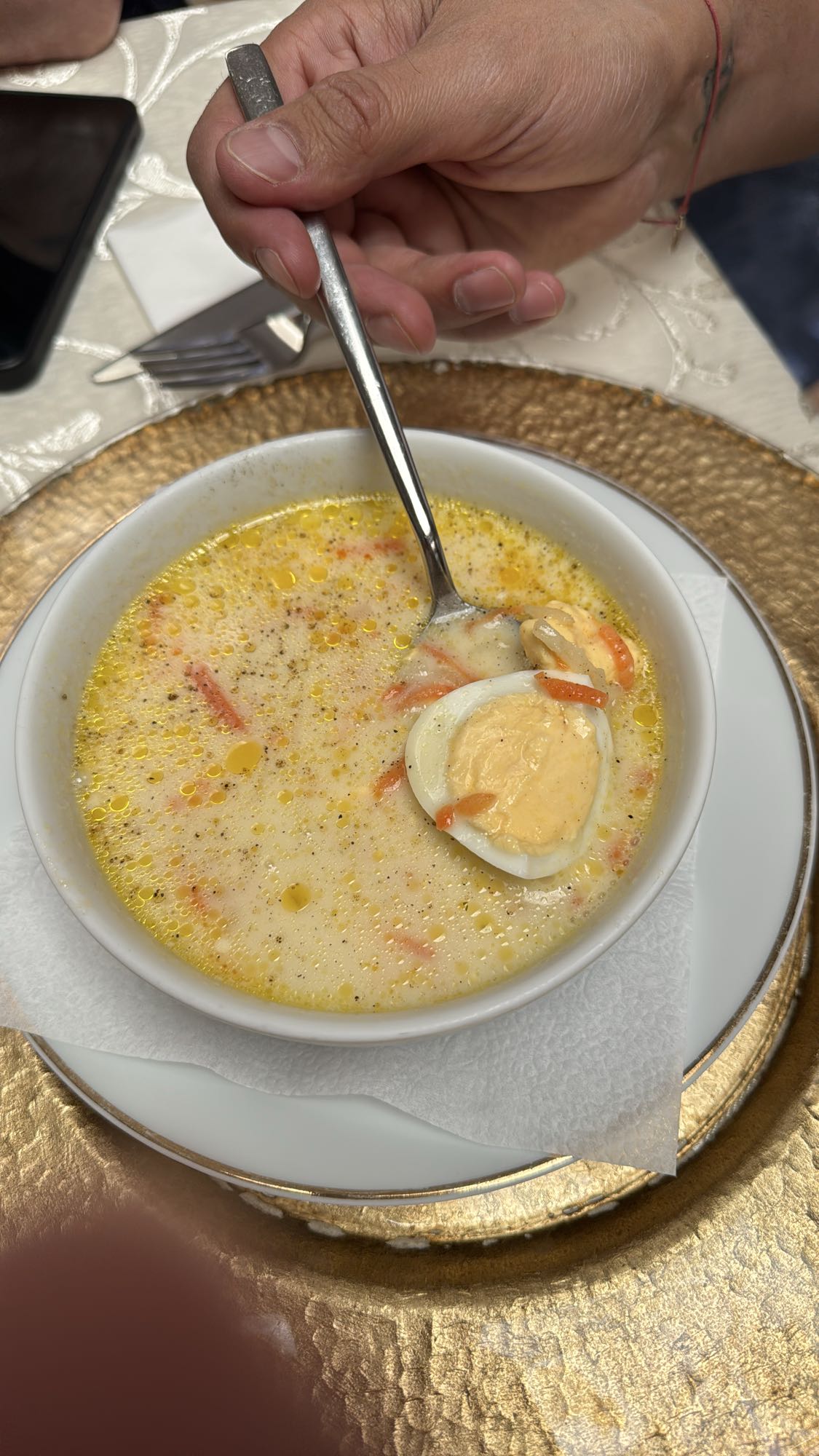 Creamy Egg Soup