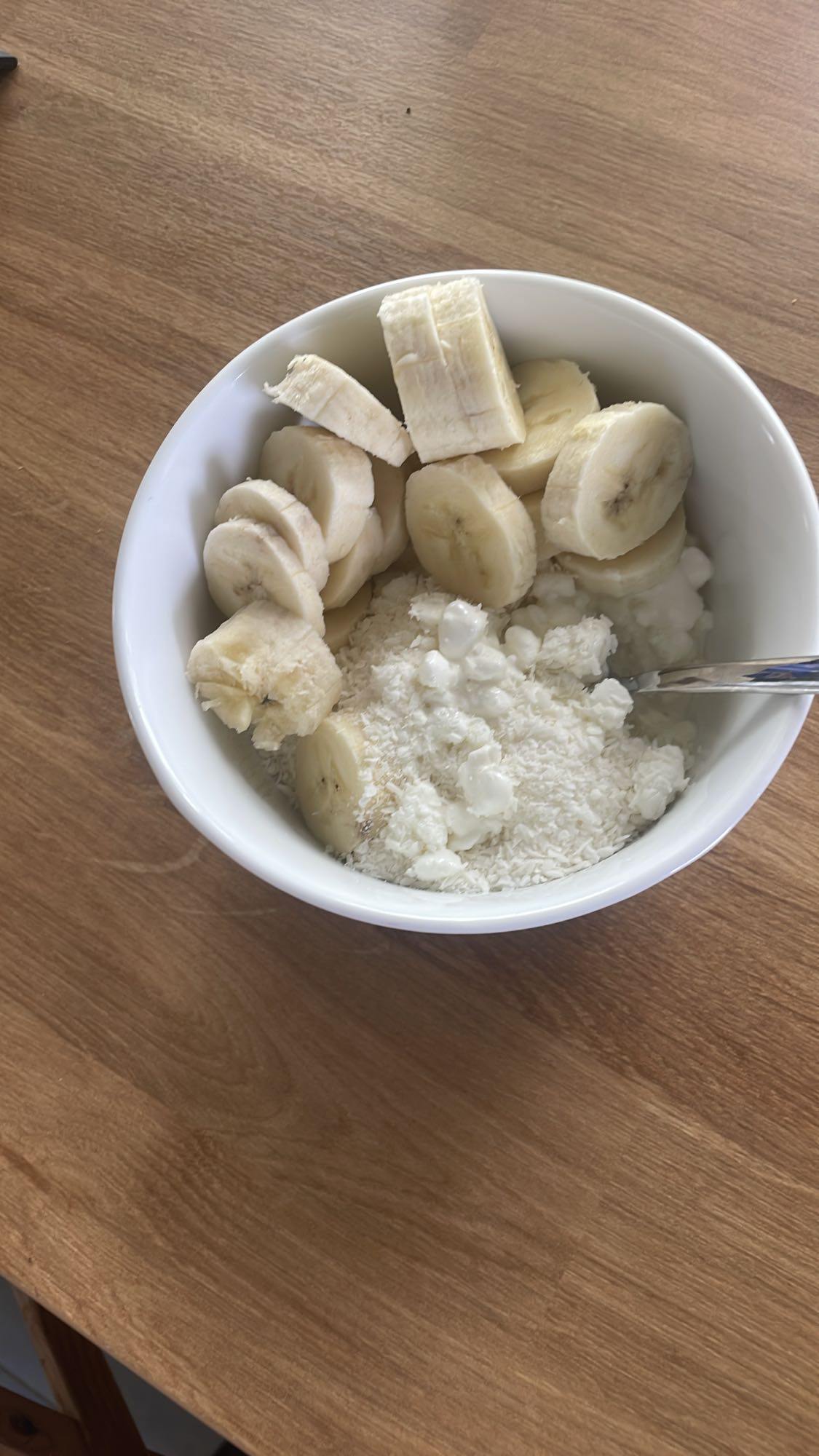 Twarożek z bananem