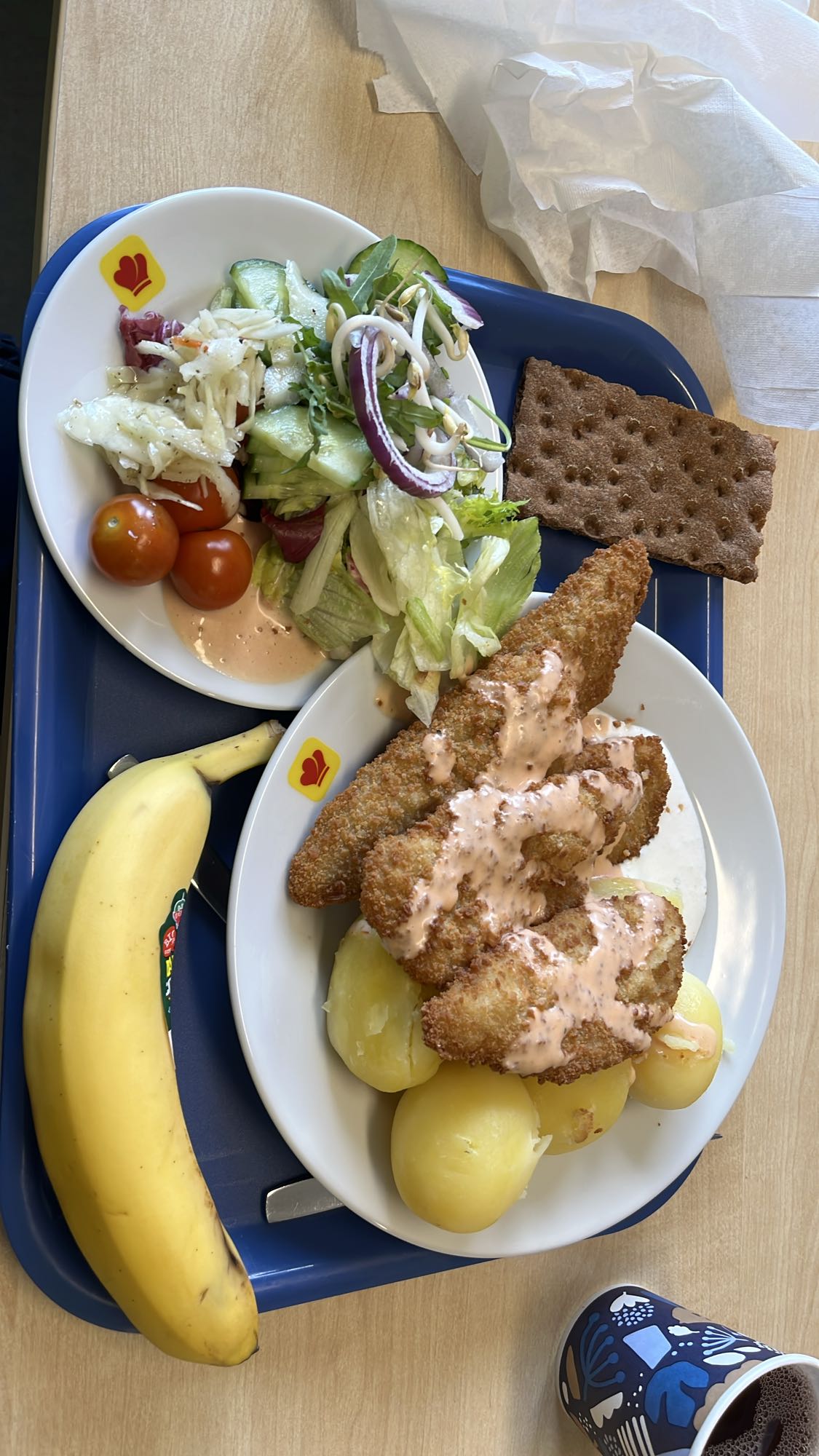 Breaded Fish Lunch