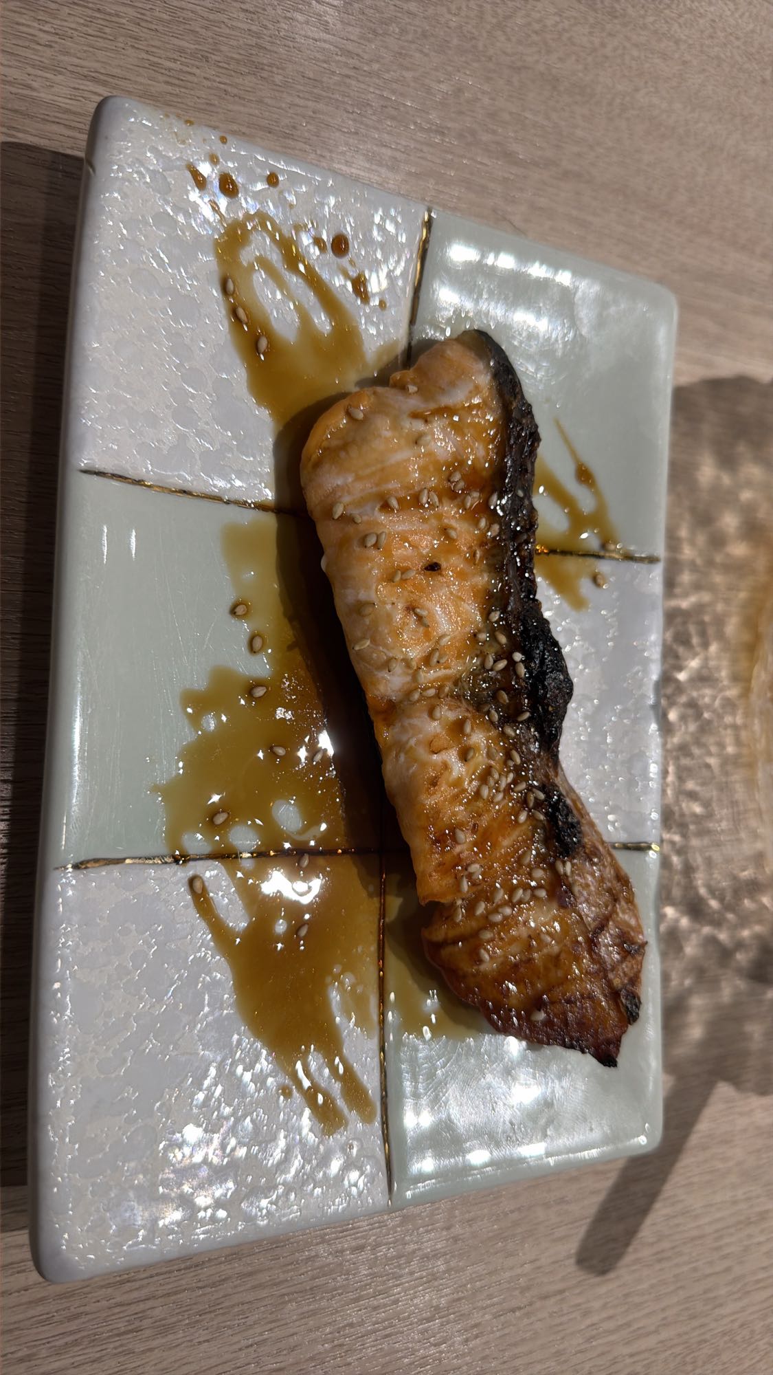 Salmone glassato