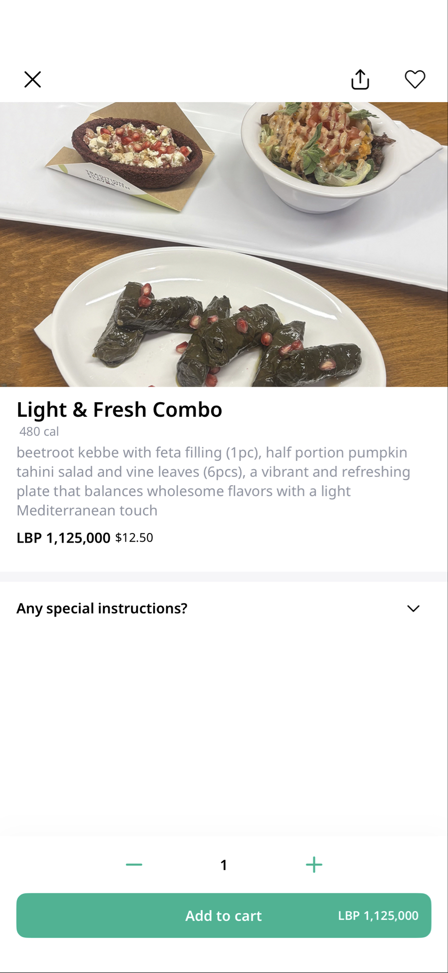 Light & Fresh Combo