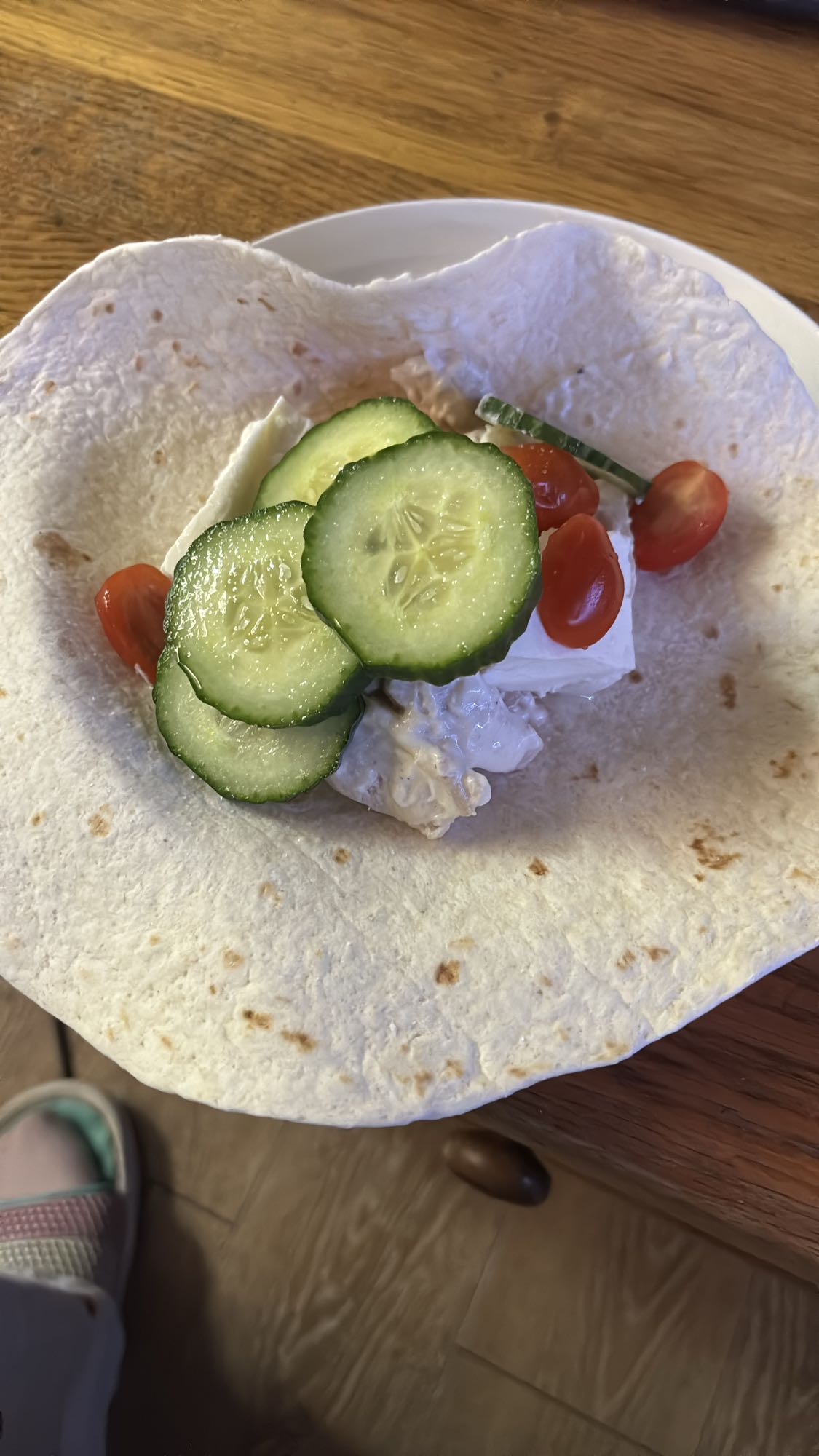Zöldséges tortilla wrap