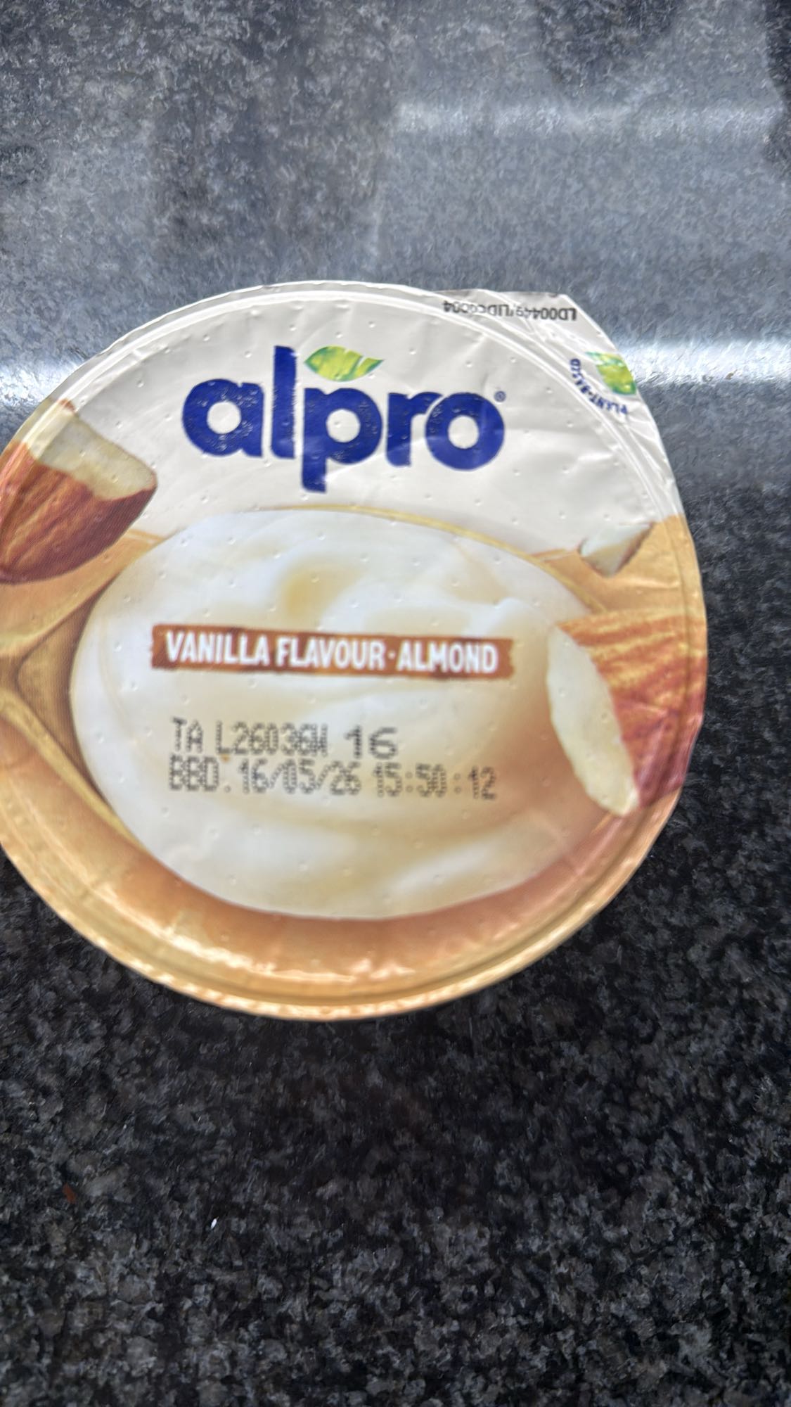 Vanille amandel yoghurt