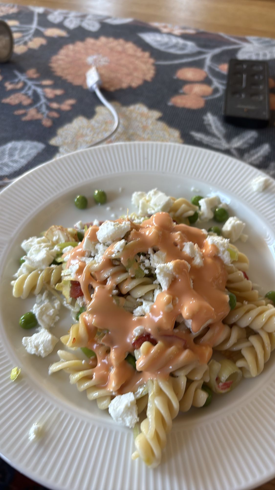 Pastasallad med feta